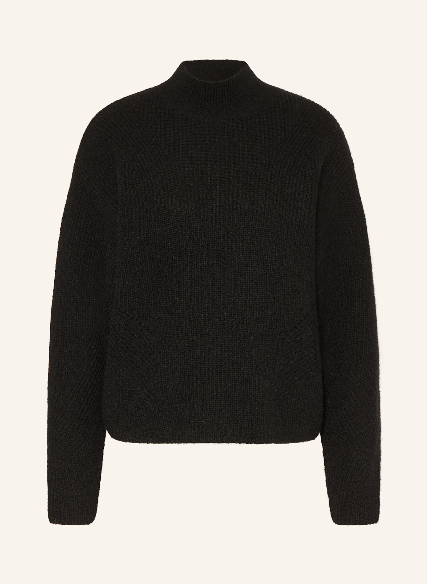 BOSS FLONDASSY sweater with alpaca: BLACK