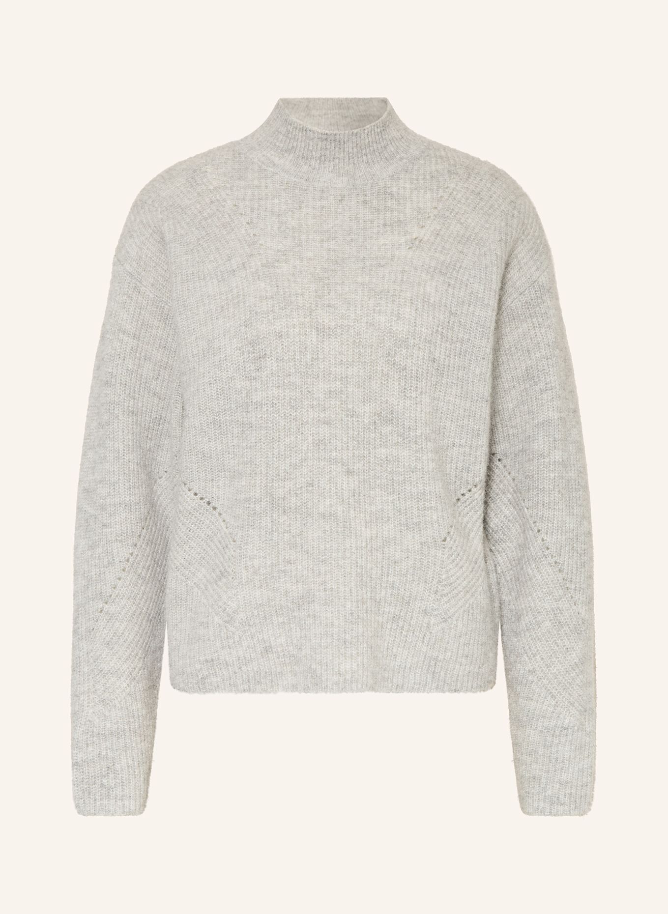 BOSS FLONDASSY sweater with alpaca: GRAY