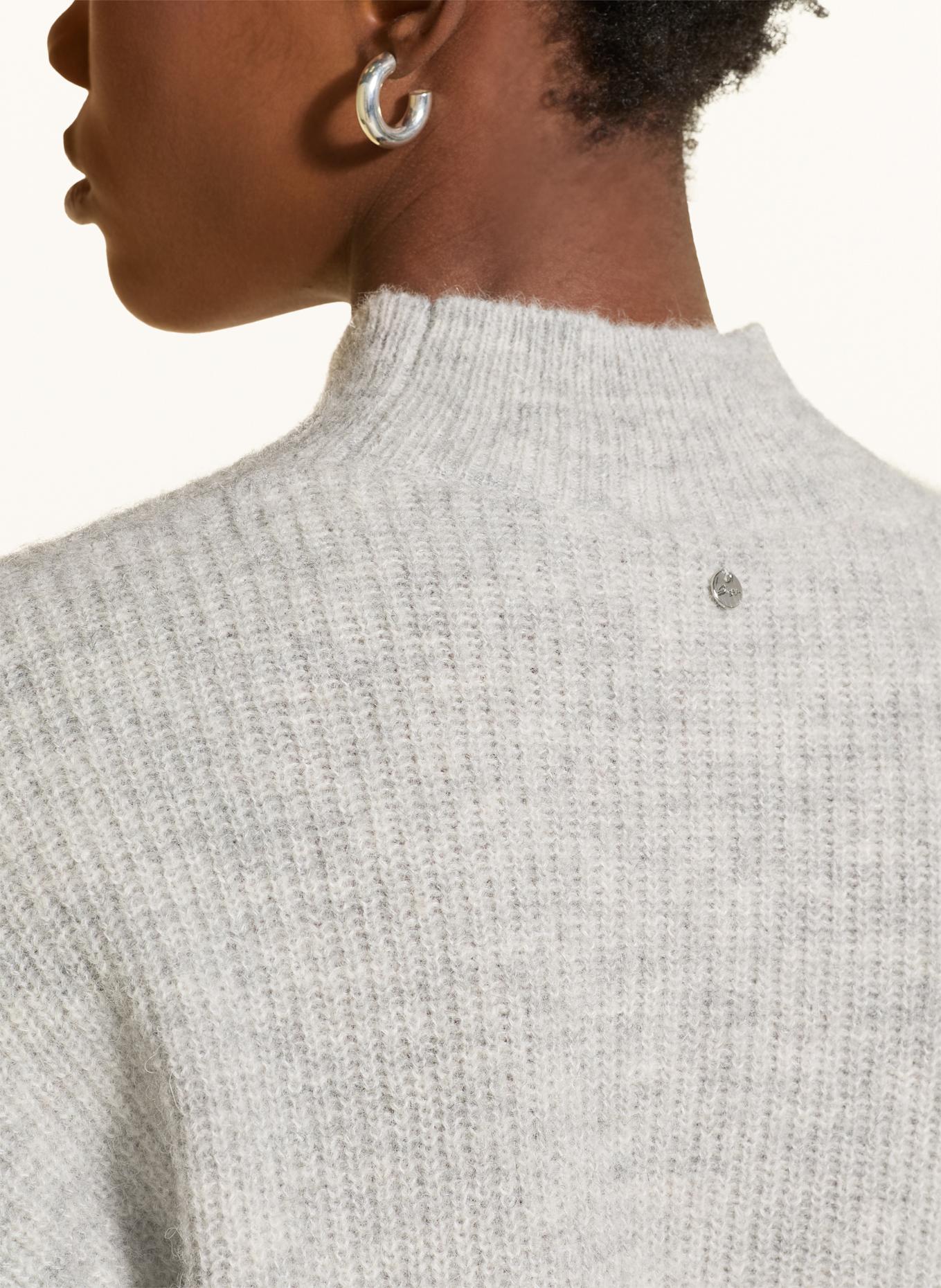 BOSS FLONDASSY sweater with alpaca: GRAY