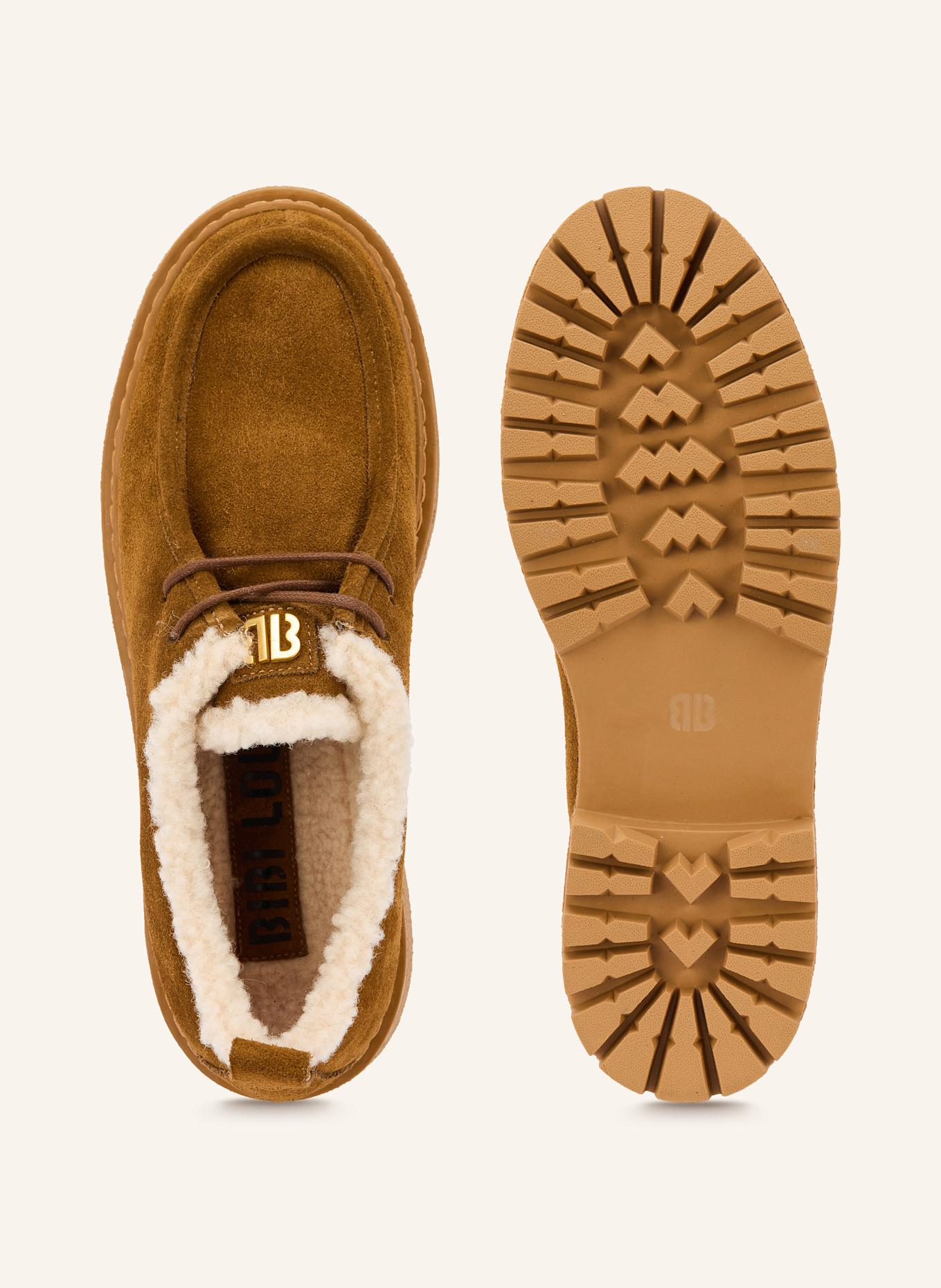 BIBI LOU Plateau-Schnürer: COGNAC