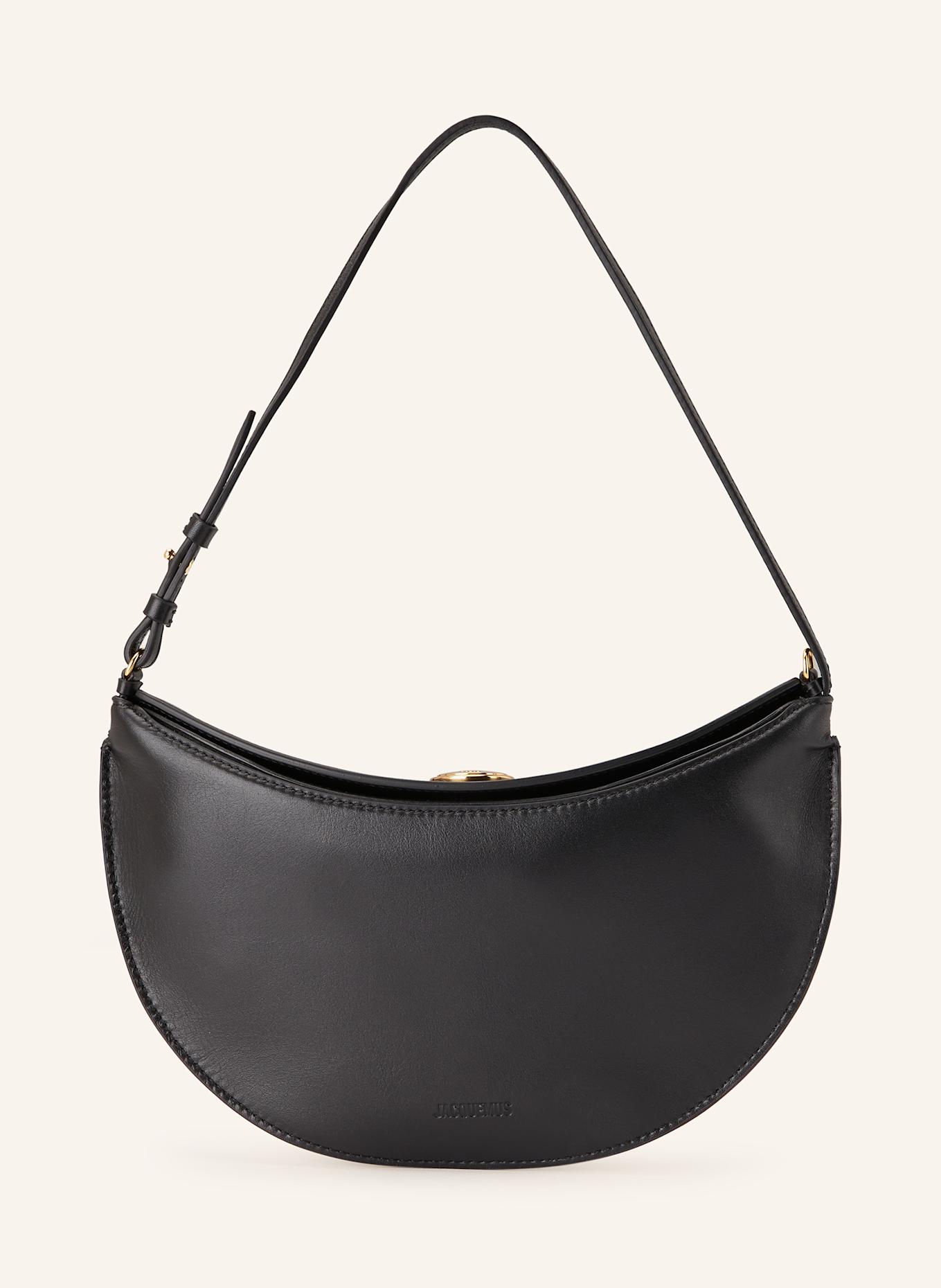 JACQUEMUS Schultertasche LE PETIT CALISSO ROND: SCHWARZ