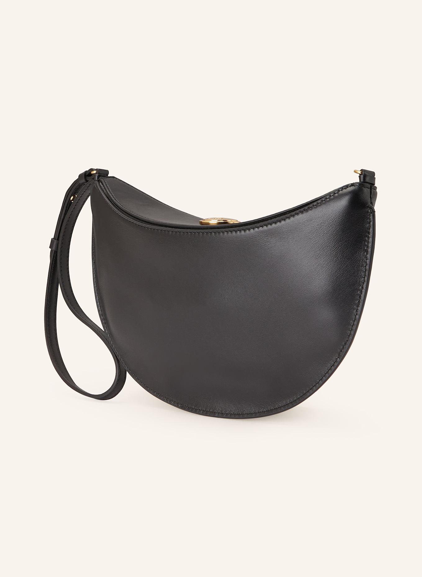 JACQUEMUS Schultertasche LE PETIT CALISSO ROND: SCHWARZ