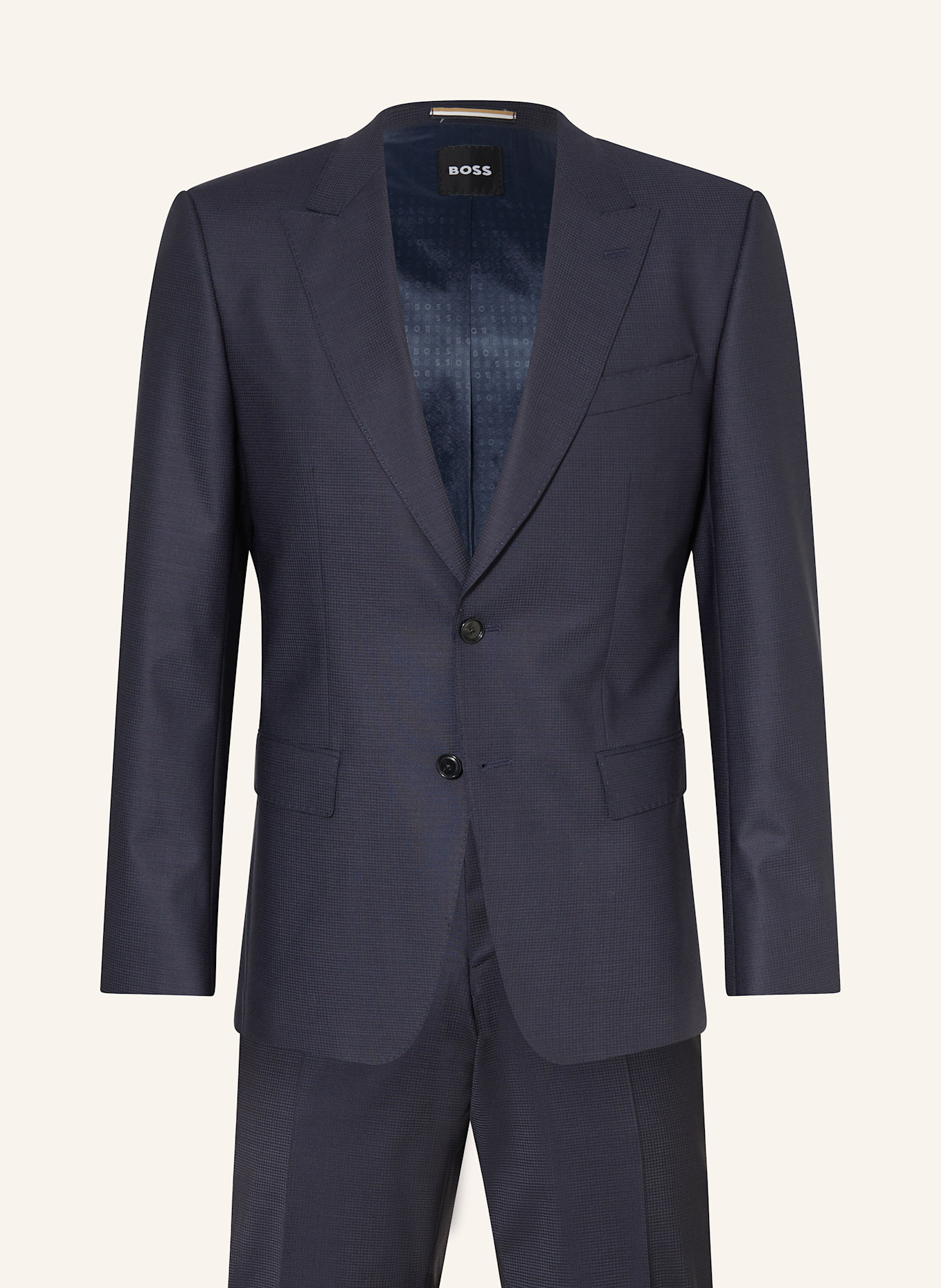 BOSS Anzug HUGE Slim Fit: DUNKELBLAU