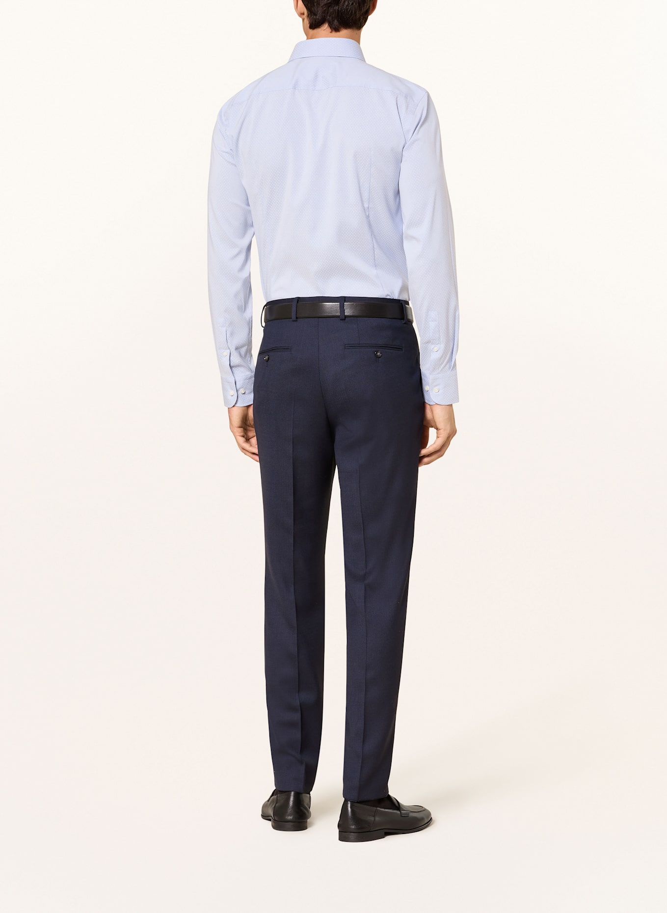 BOSS Hemd HANK Slim Fit: HELLBLAU / WEISS
