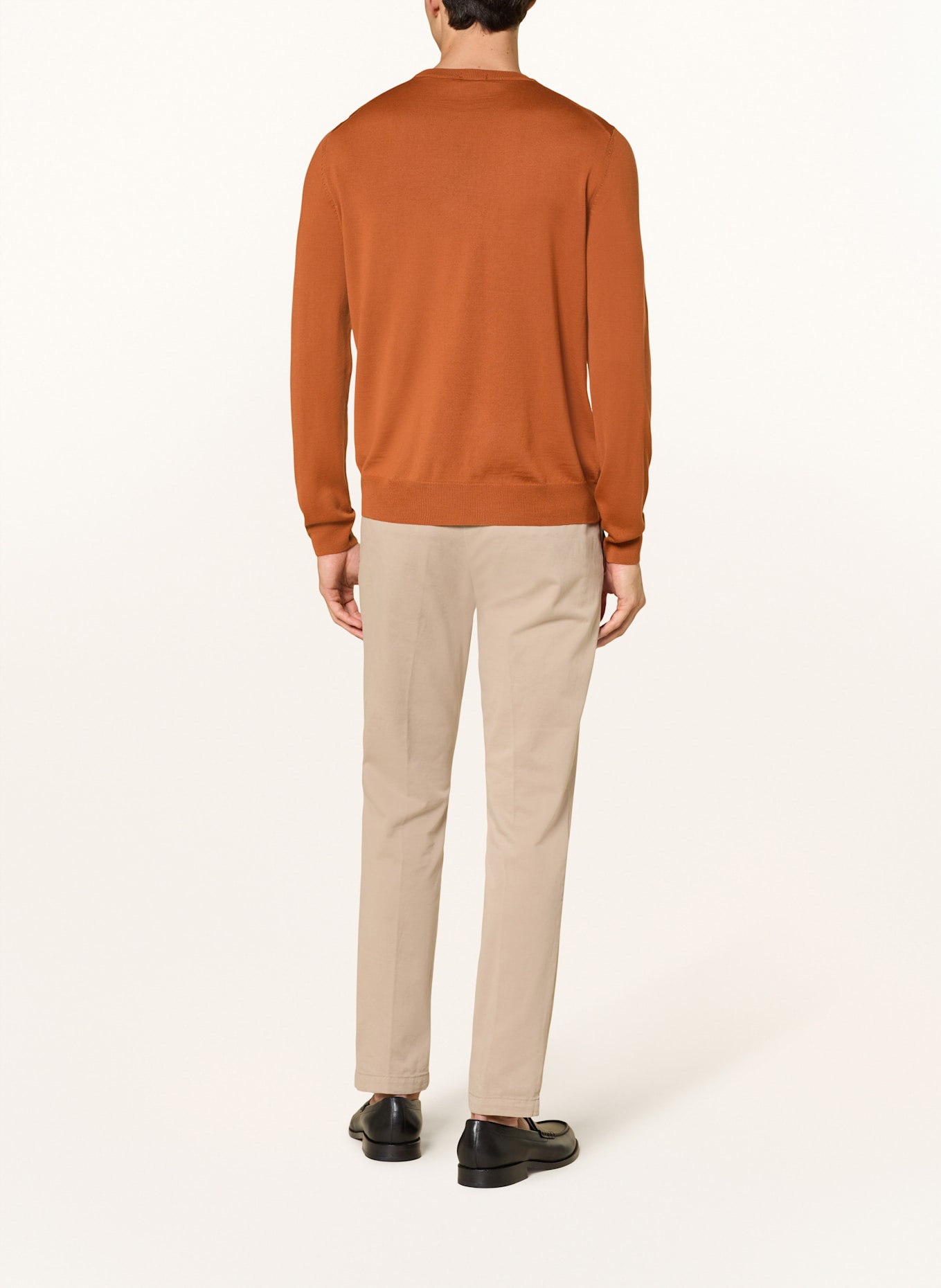 BOSS Pullover BOTTO: DUNKELORANGE