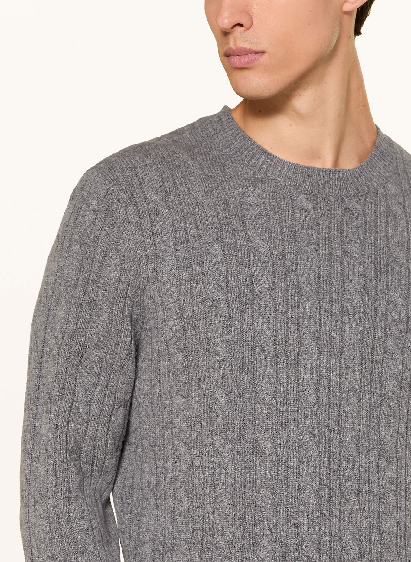 BOSS Pullover HETICO: GRAU