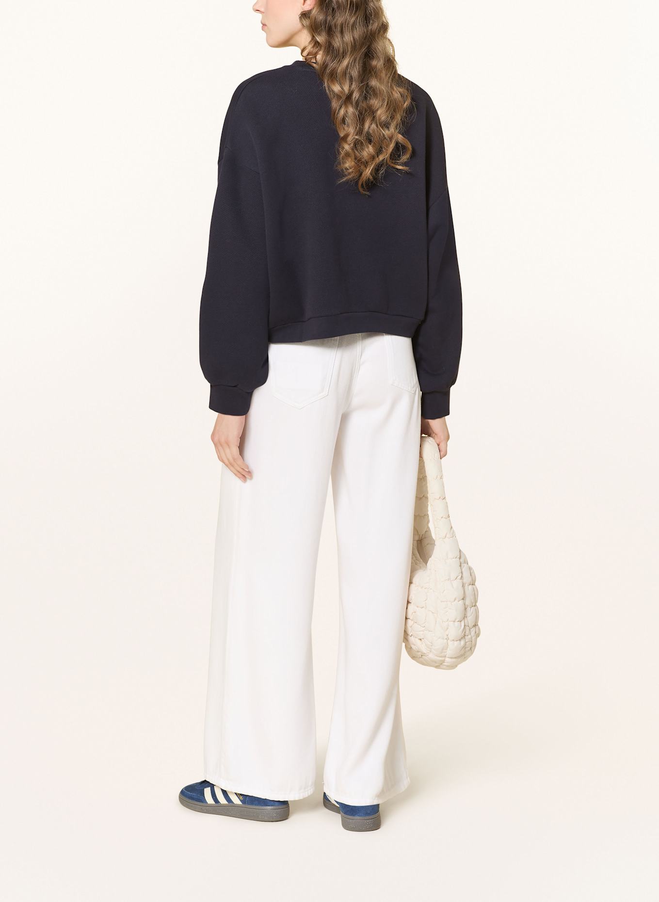 LANIUS sweatshirt: DONKERBLAUW / BLAUW