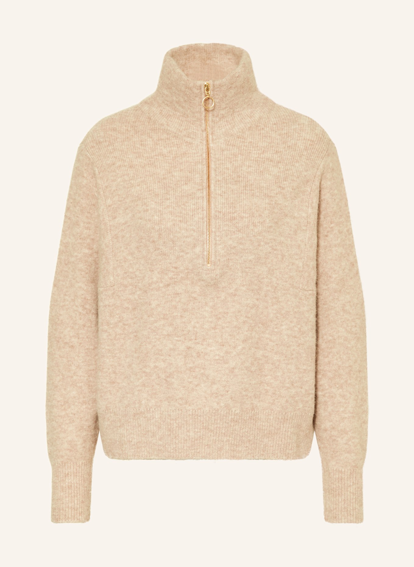 LANIUS Troyer mit Alpaka: BEIGE / CAMEL