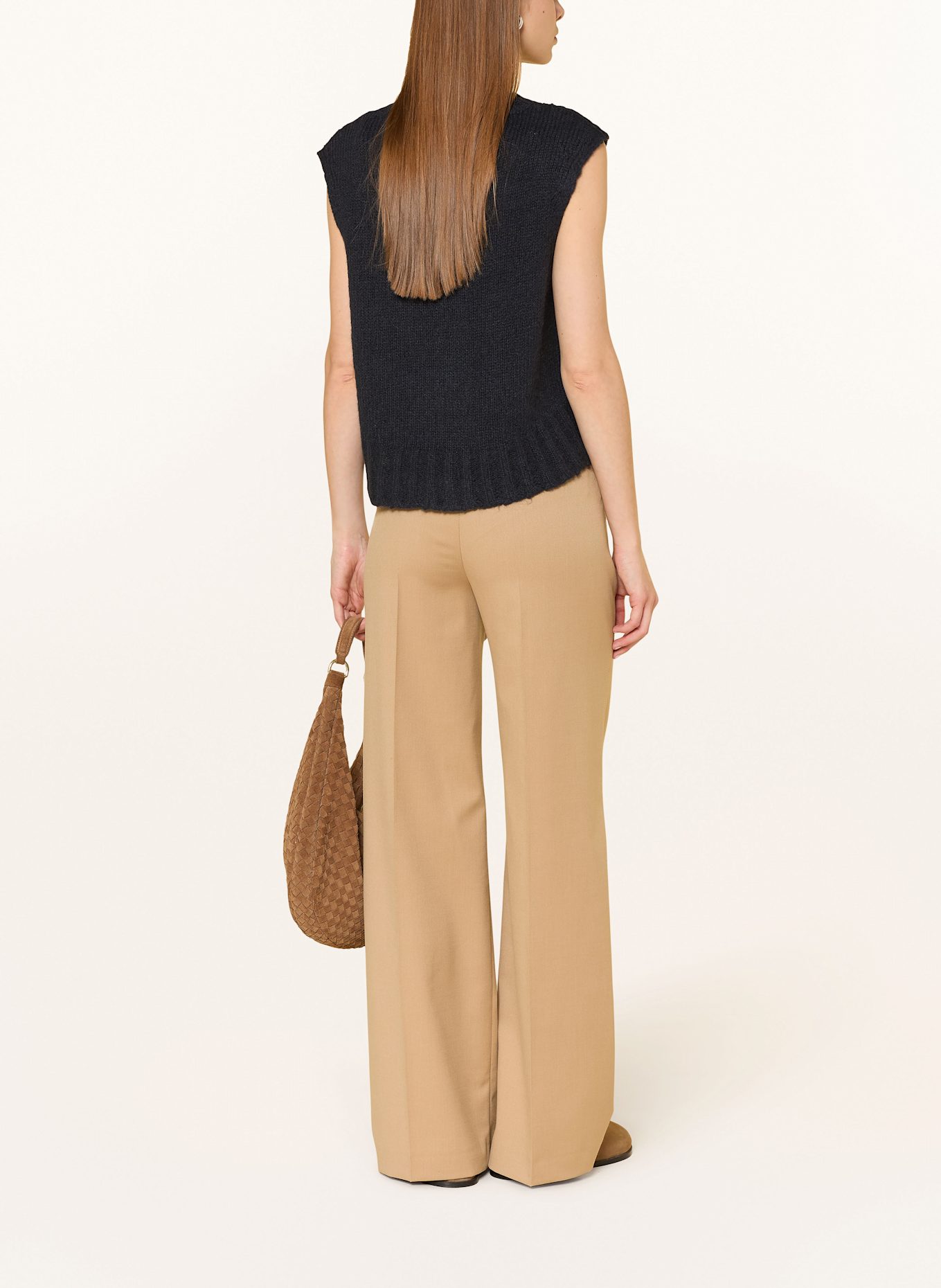 LANIUS Pullunder mit Alpaka: DUNKELBLAU