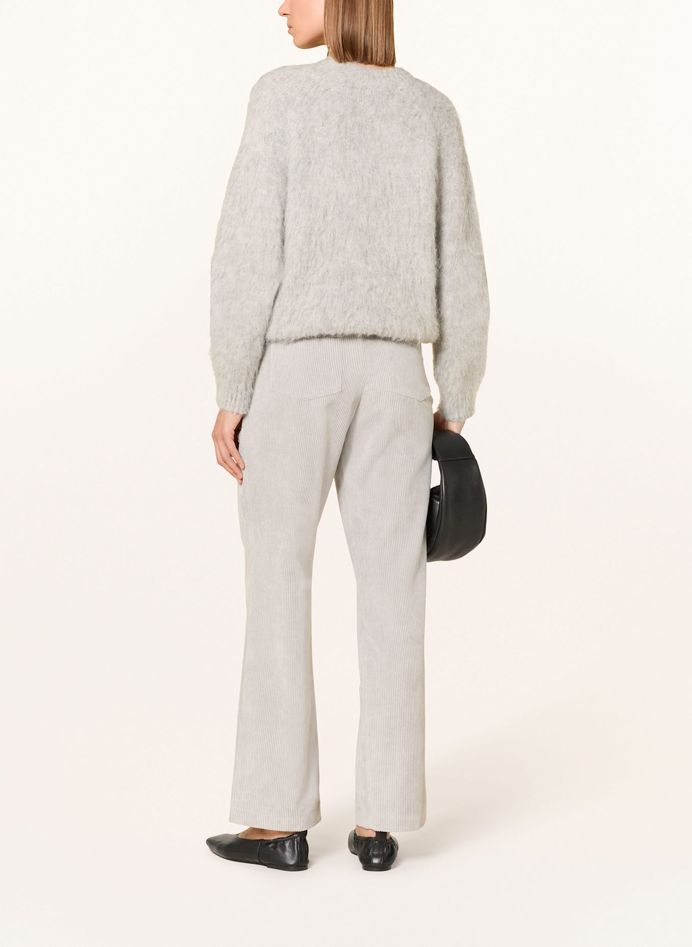 MARC AUREL Cordhose: HELLGRAU