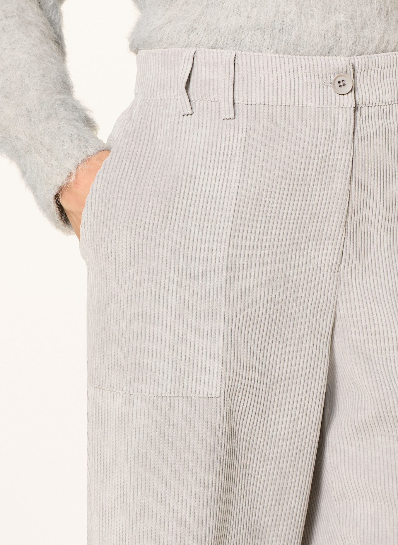 MARC AUREL Cordhose: HELLGRAU