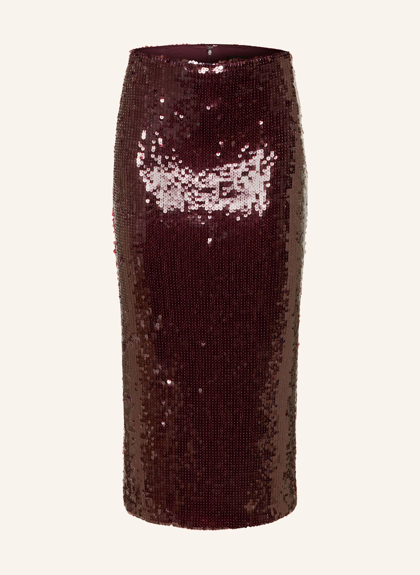 ROTATE Skirt: DARK RED