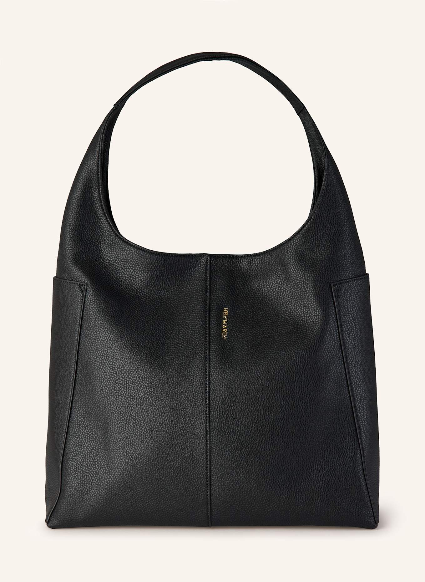 HEY MARLY ALLTIME LOVER LARGE pouch bag: BLACK