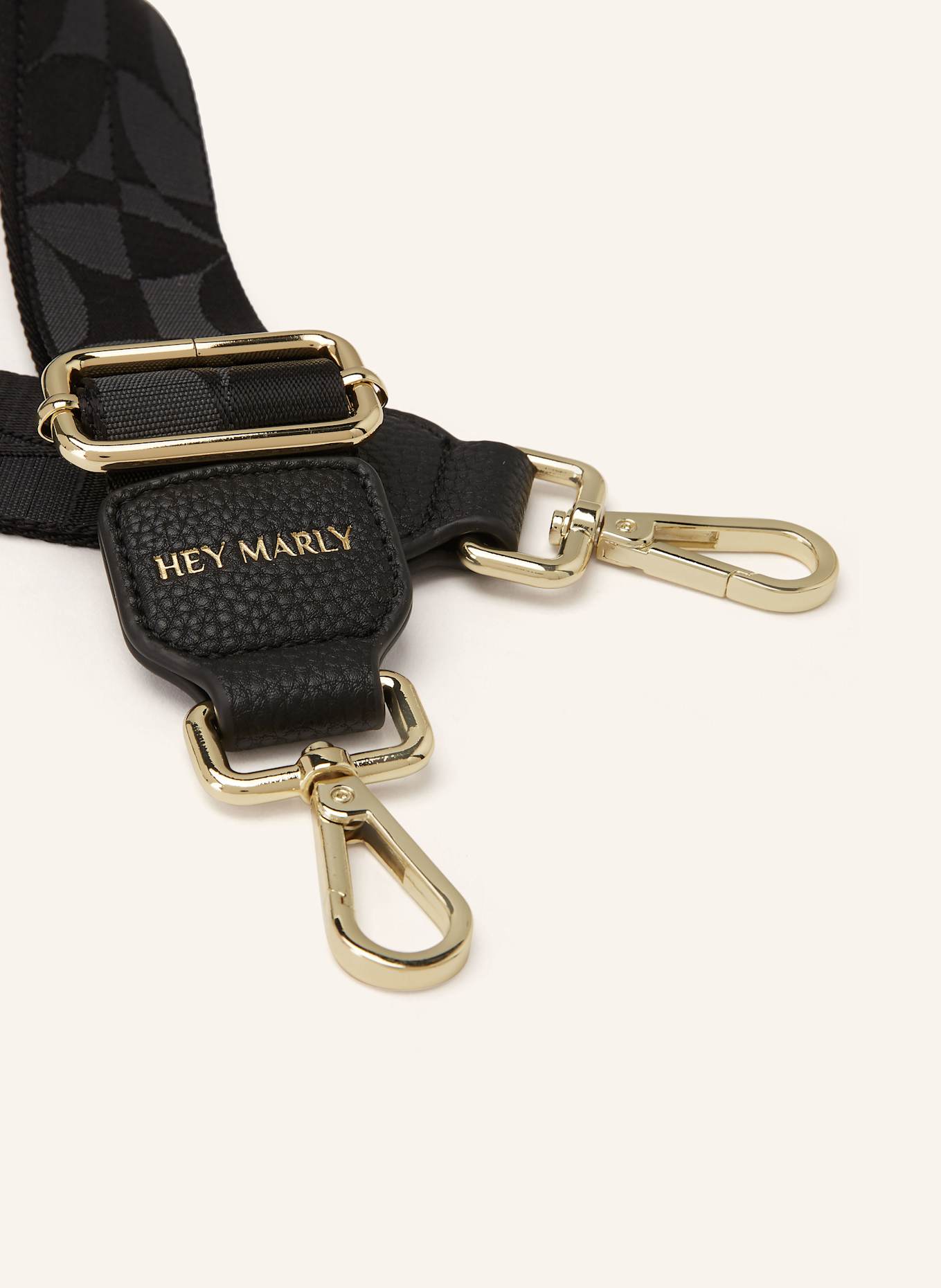 HEY MARLY Schulterriemen ICONIC STRAP: SCHWARZ