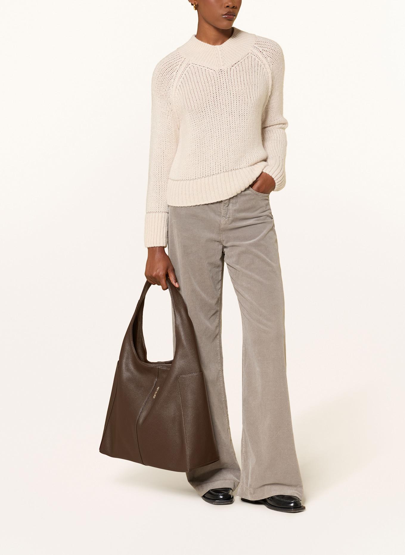 HEY MARLY ALLTIME LOVER LARGE pouch bag: DARK BROWN