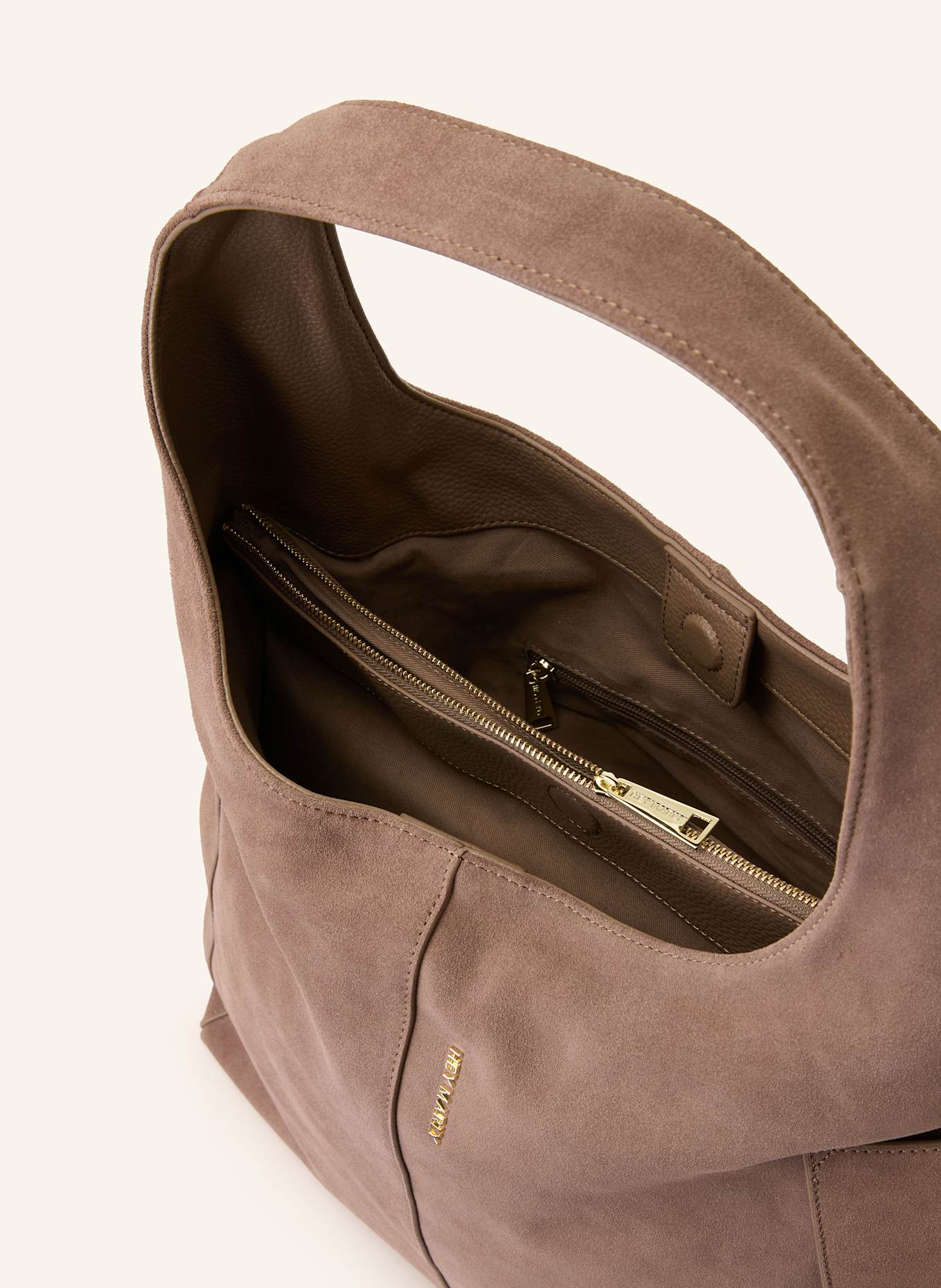 HEY MARLY Torba worek ALLTIME LOVER LARGE: SZAROBRĄZOWY