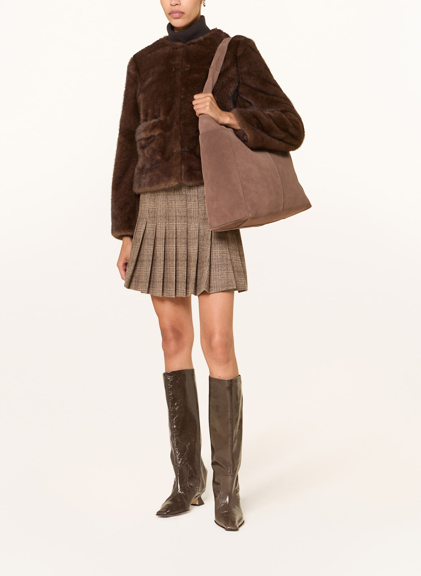 HEY MARLY Torba worek ALLTIME LOVER LARGE: SZAROBRĄZOWY