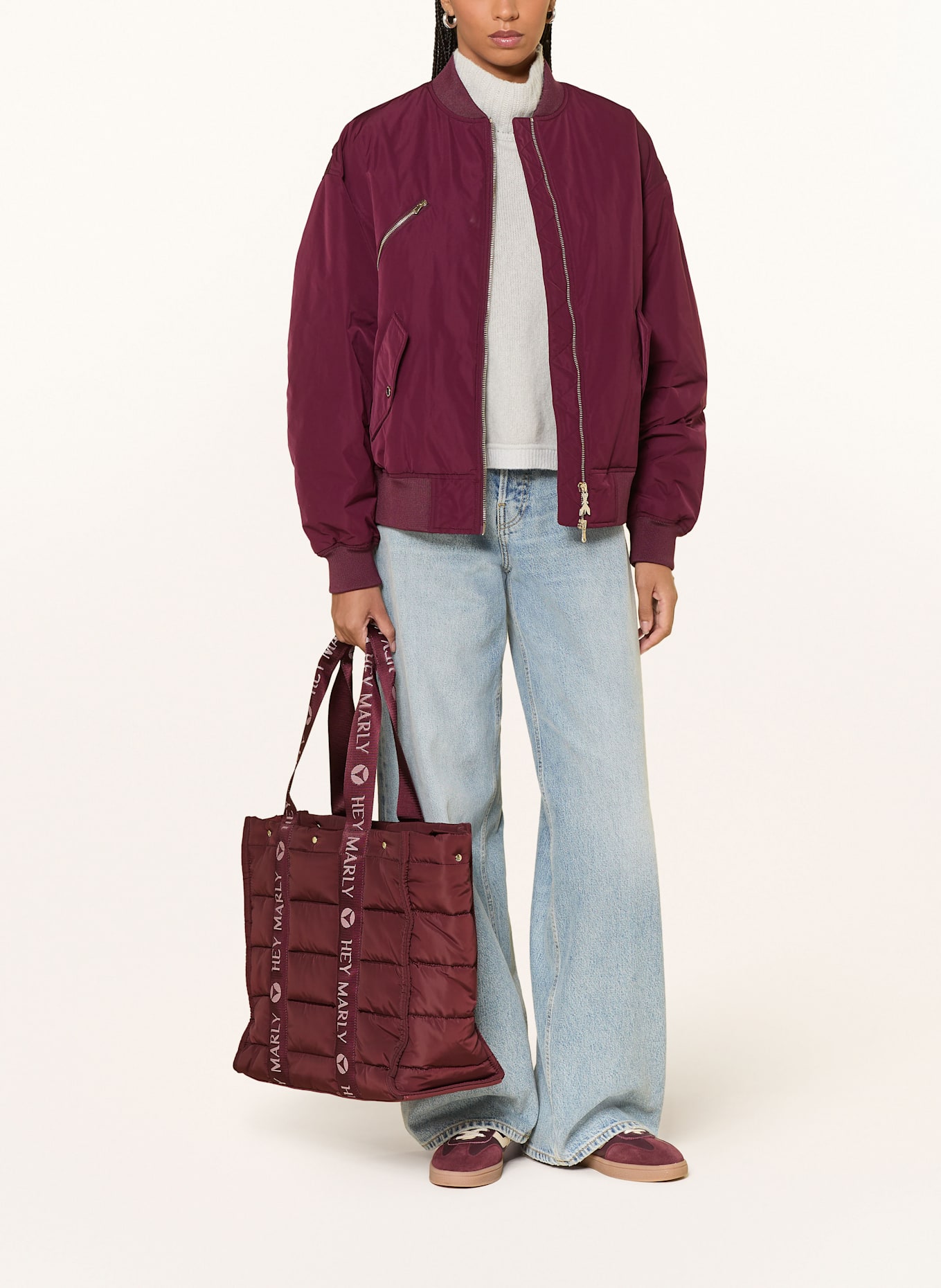 HEY MARLY Shopper BEST BUDDY: DUNKELROT