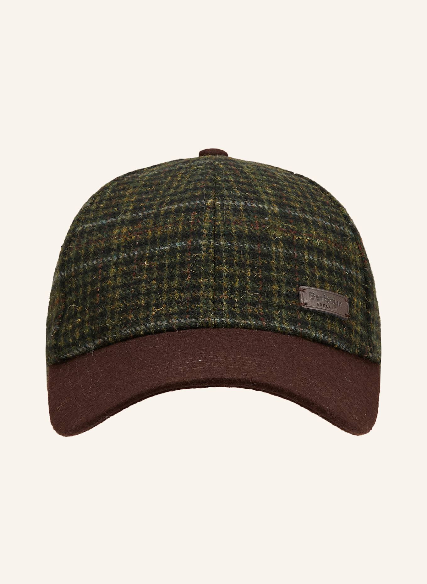 Barbour Cap CLYDE: DUNKELGRÜN / BRAUN