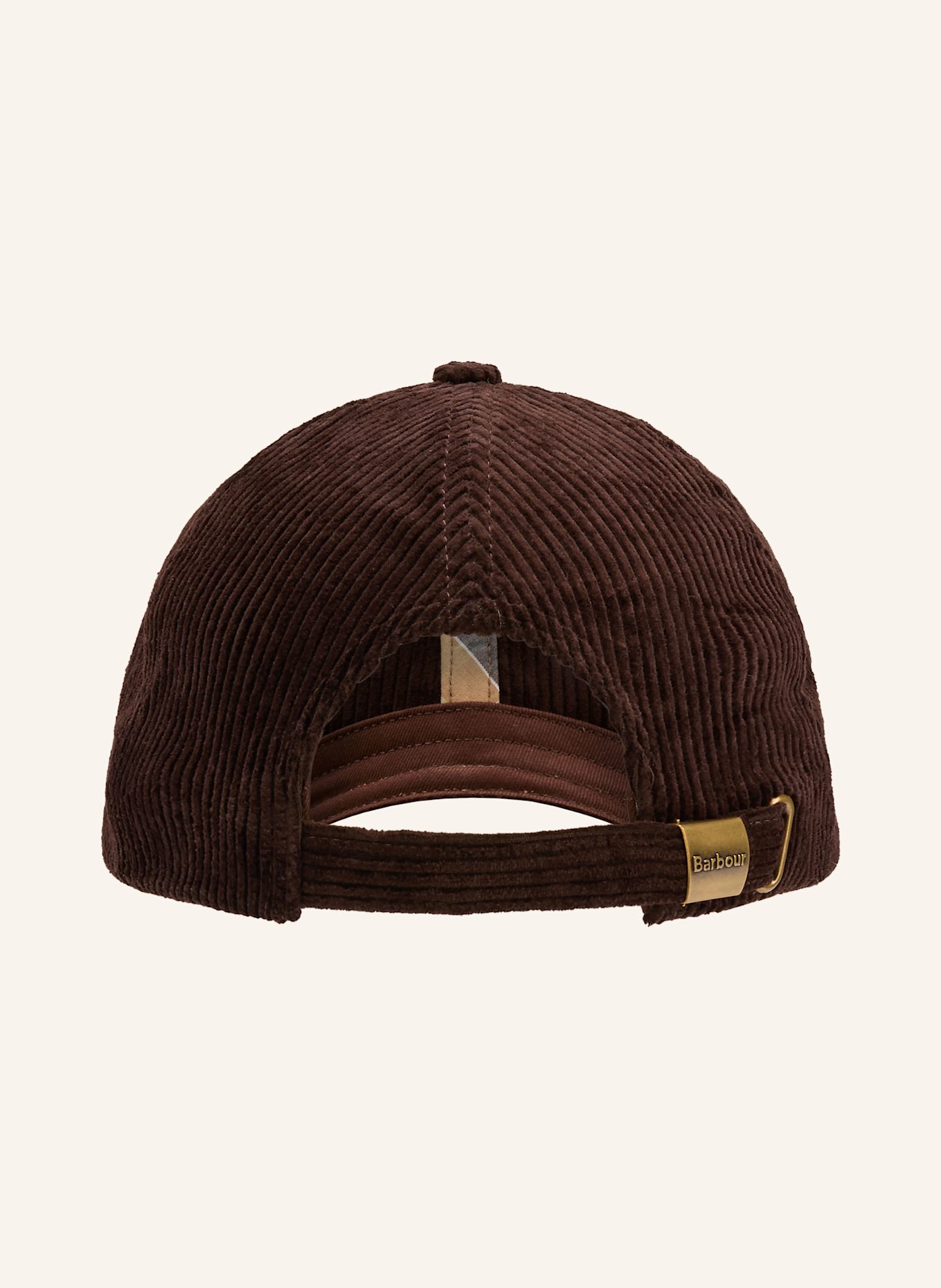 Barbour Manšestrová kšiltovka PRESTON: HNĚDÁ