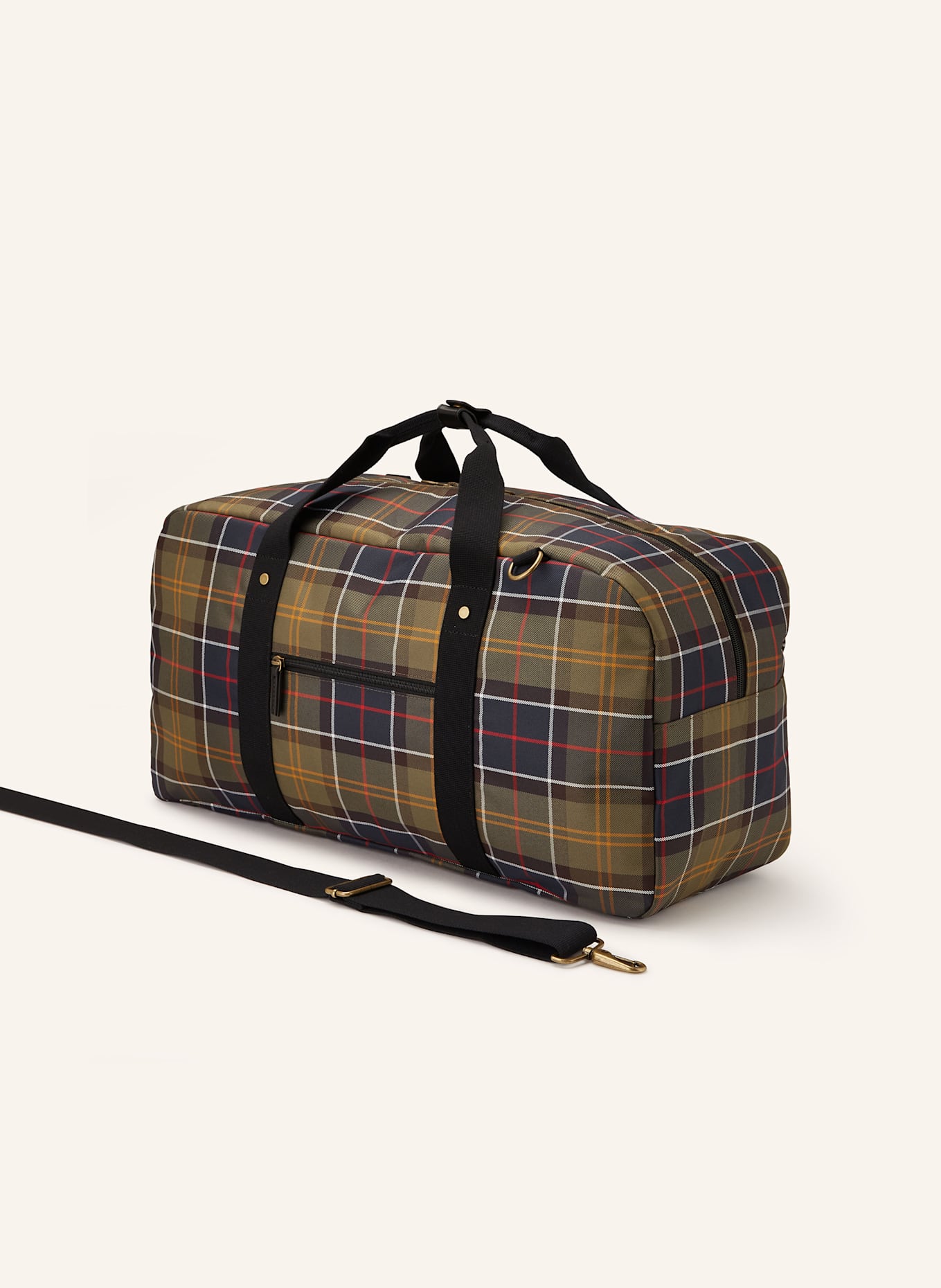 Barbour Torba podróżna TORRIDON: OLIWKOWY / GRANATOWY / CZERWONY