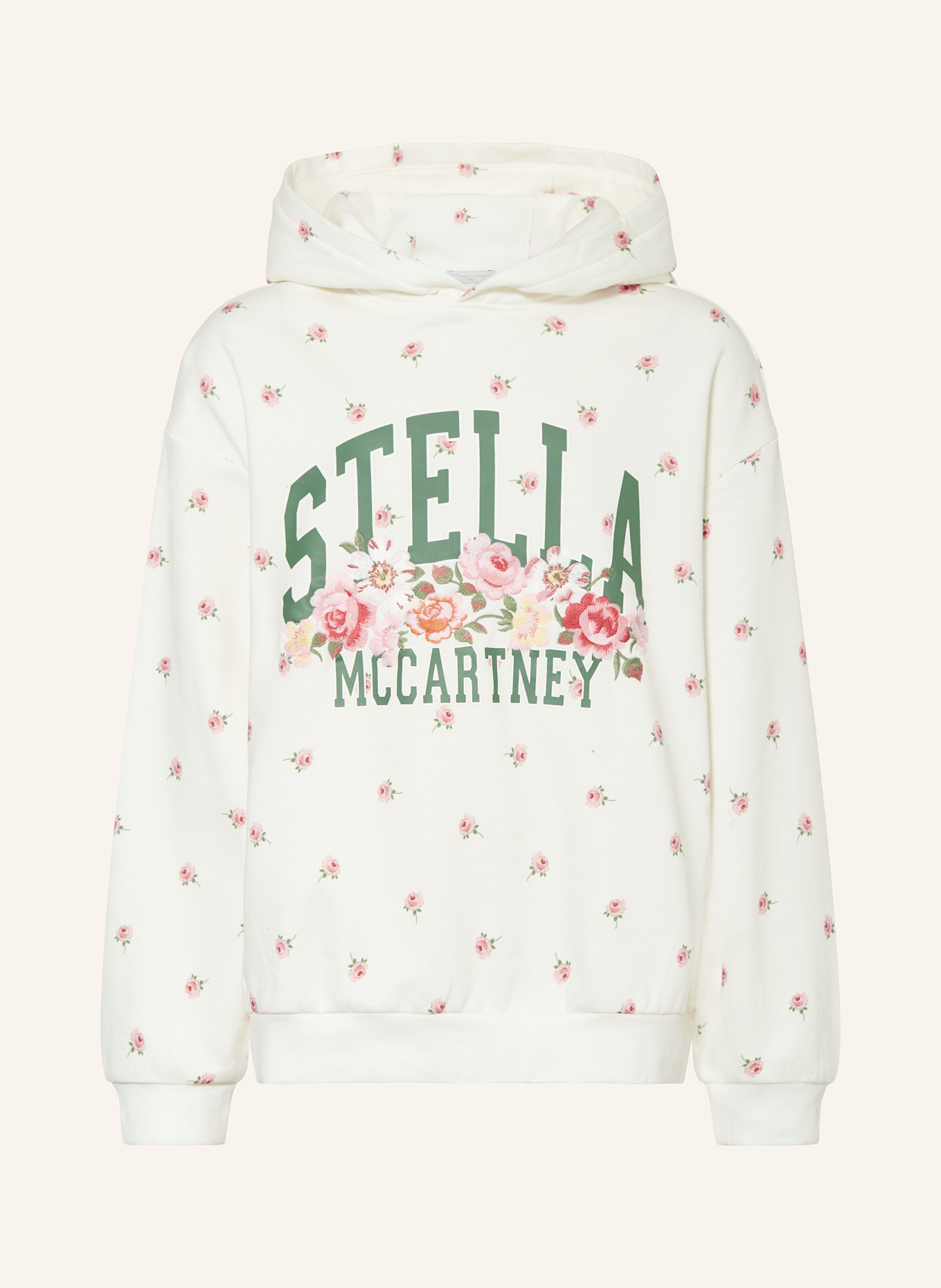 STELLA McCARTNEY KIDS Hoodie: WHITE / PINK