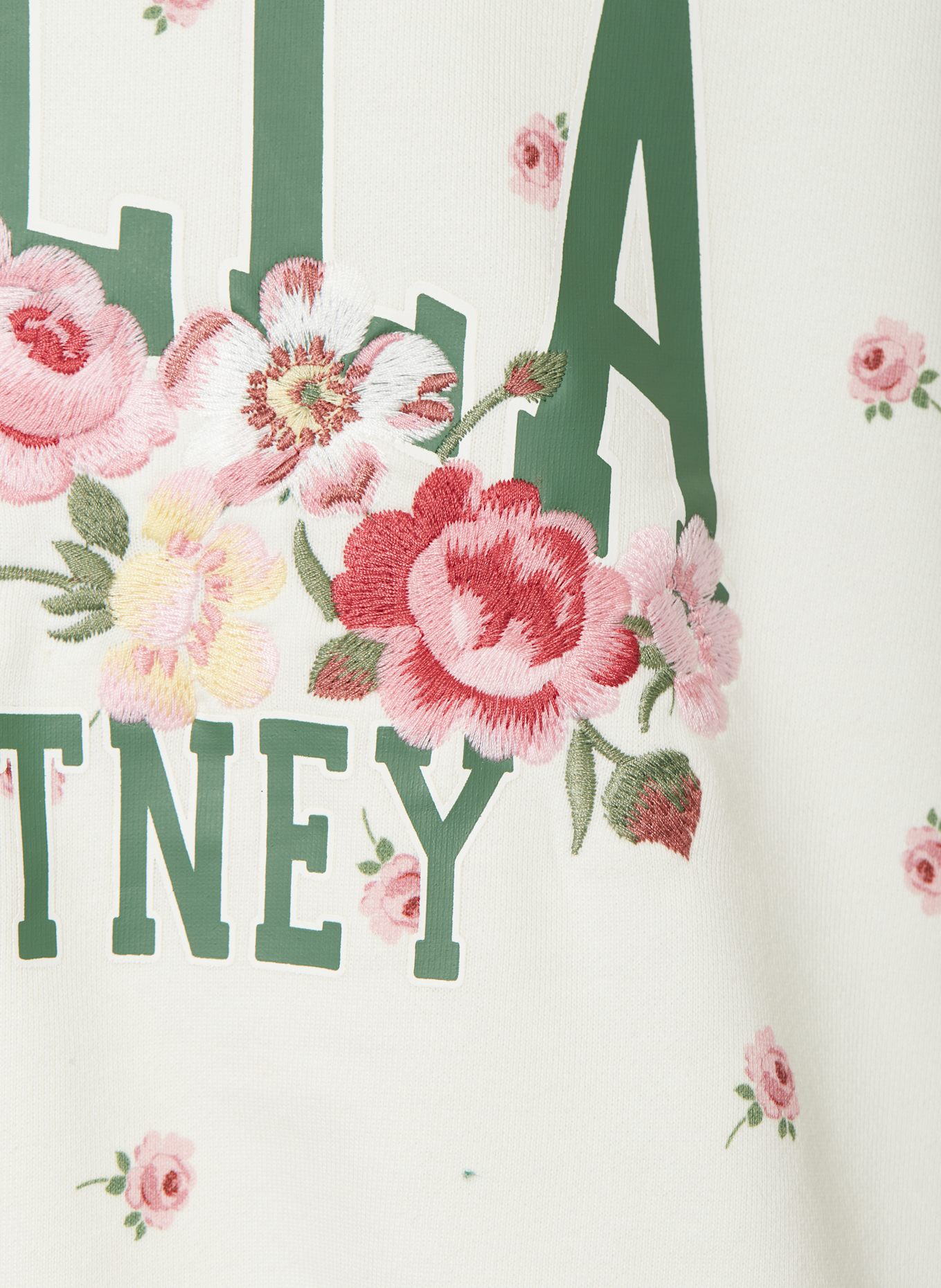 STELLA McCARTNEY KIDS Hoodie: WHITE / PINK