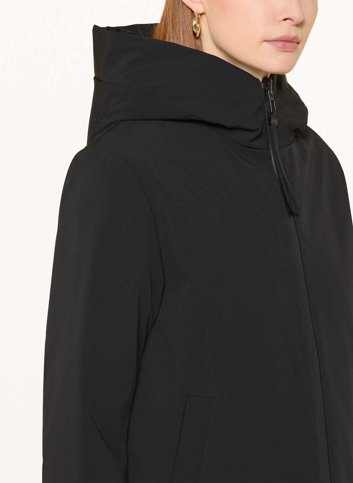 DUNO Daunenjacke RALIA zum Wenden: SCHWARZ