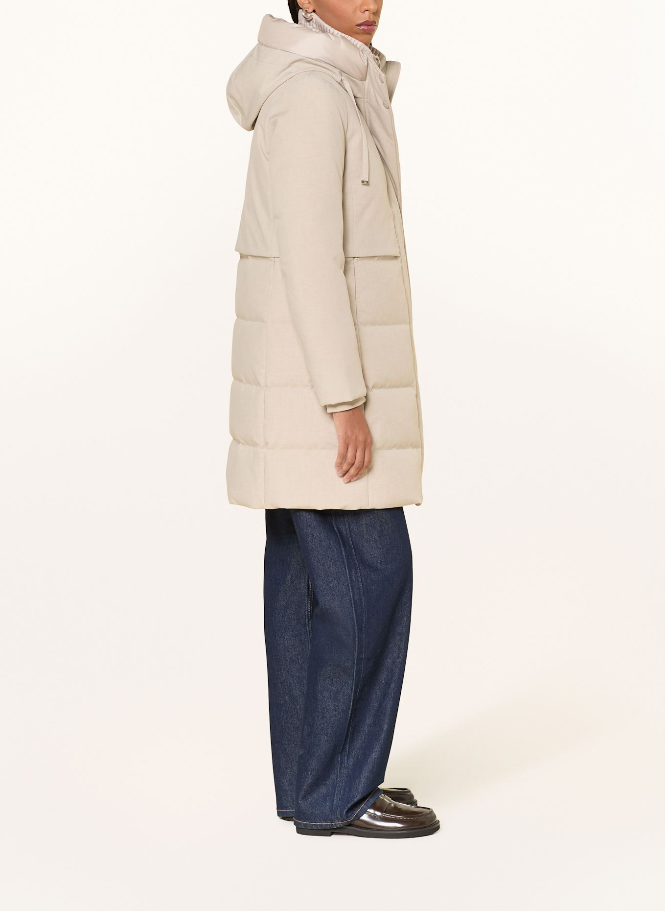 DUNO Daunenmantel CHARLENE SORAGA: CREME