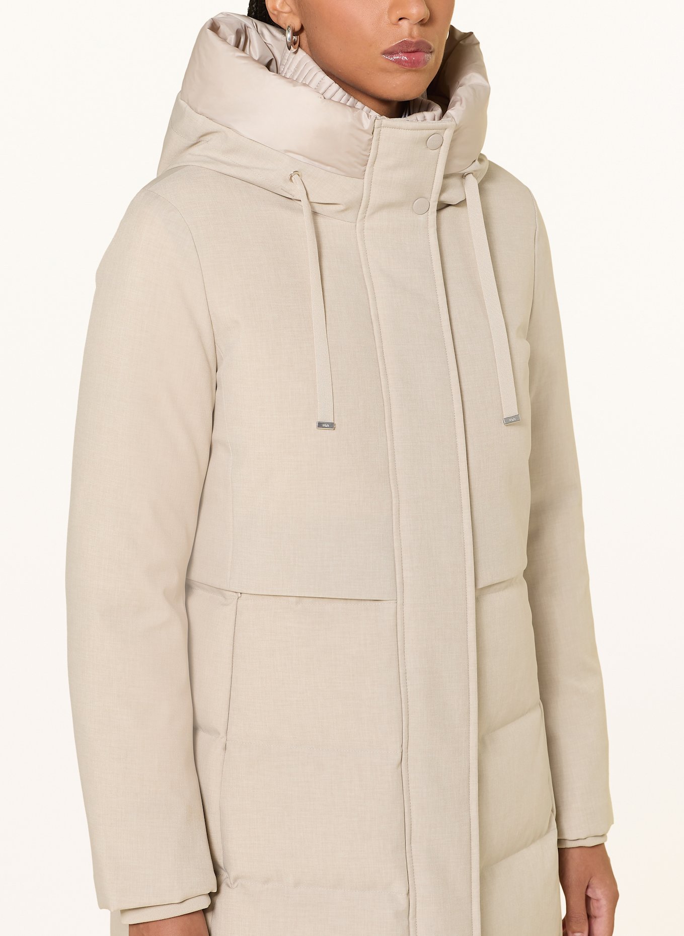 DUNO Daunenmantel CHARLENE SORAGA: CREME