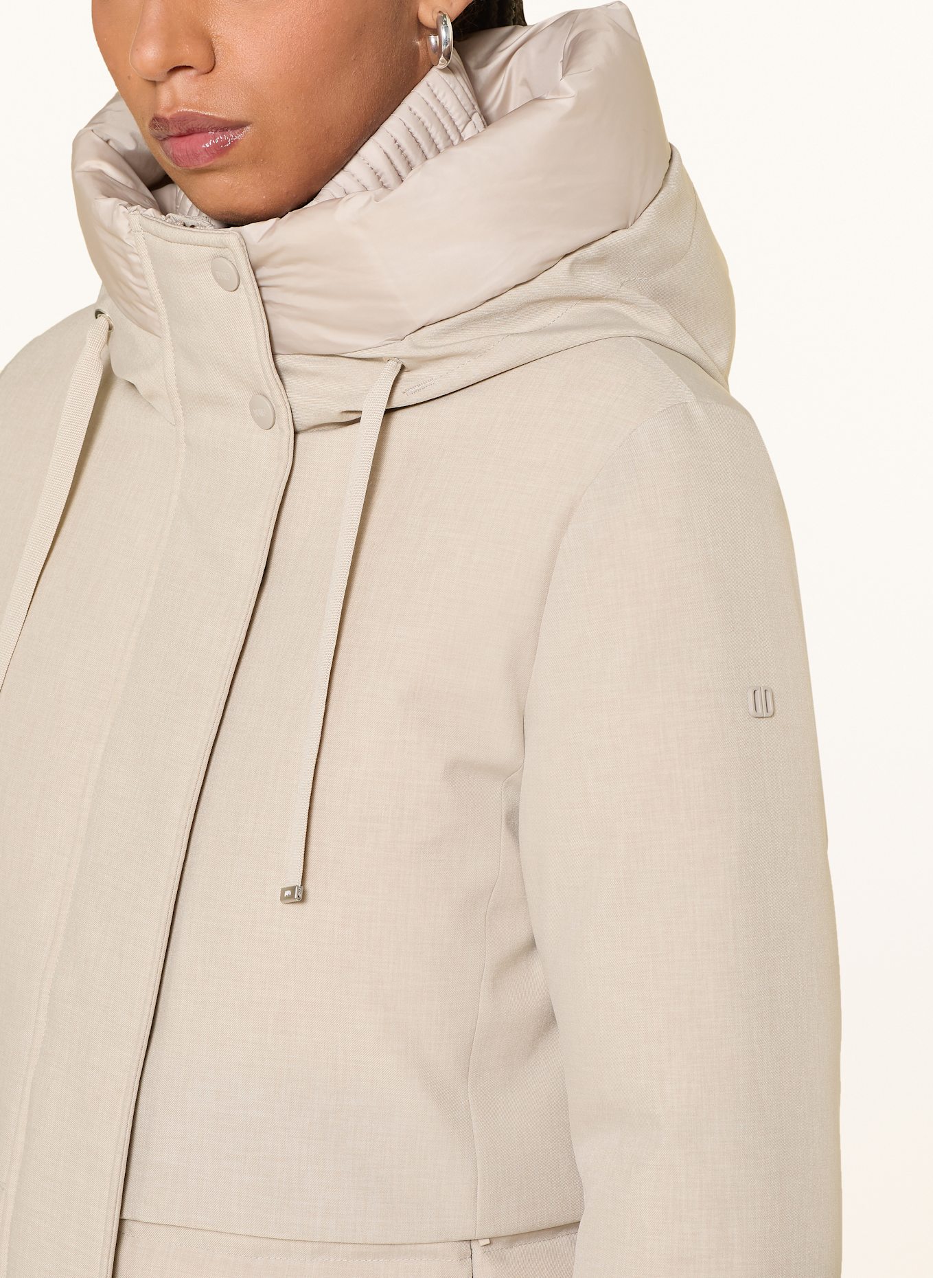 DUNO Daunenmantel CHARLENE SORAGA: CREME