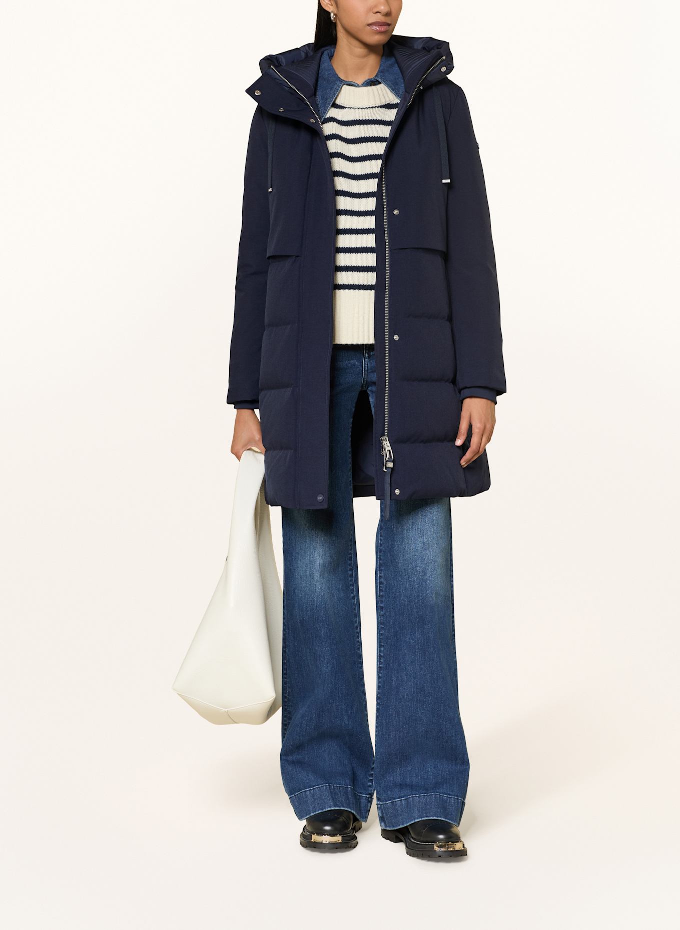 DUNO Daunenmantel CHARLENE SORAGA: DUNKELBLAU