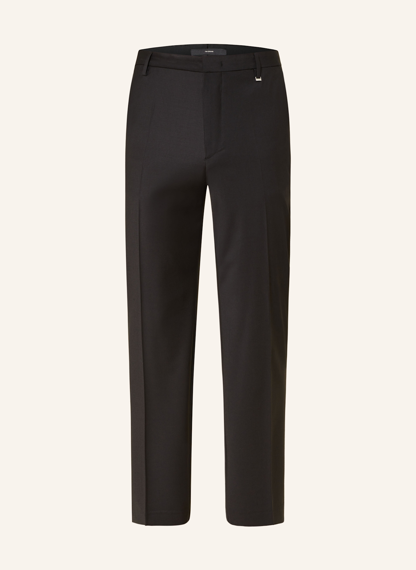 I'M BRIAN Suit trousers regular fit: BLACK