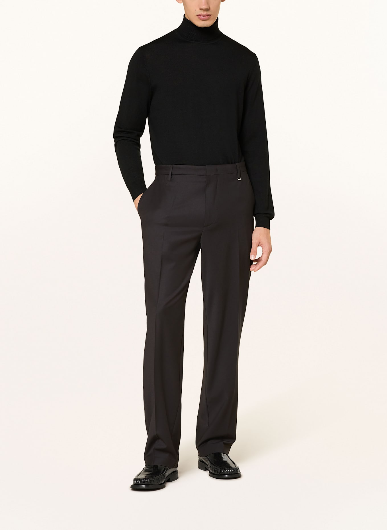 I'M BRIAN Suit trousers regular fit: BLACK