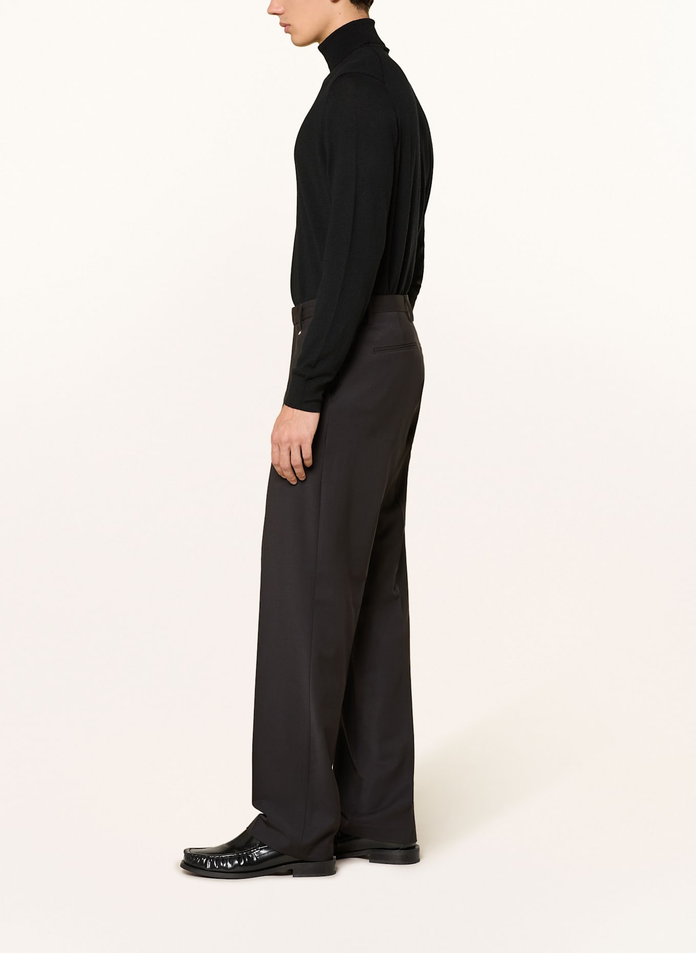 I'M BRIAN Suit trousers regular fit: BLACK