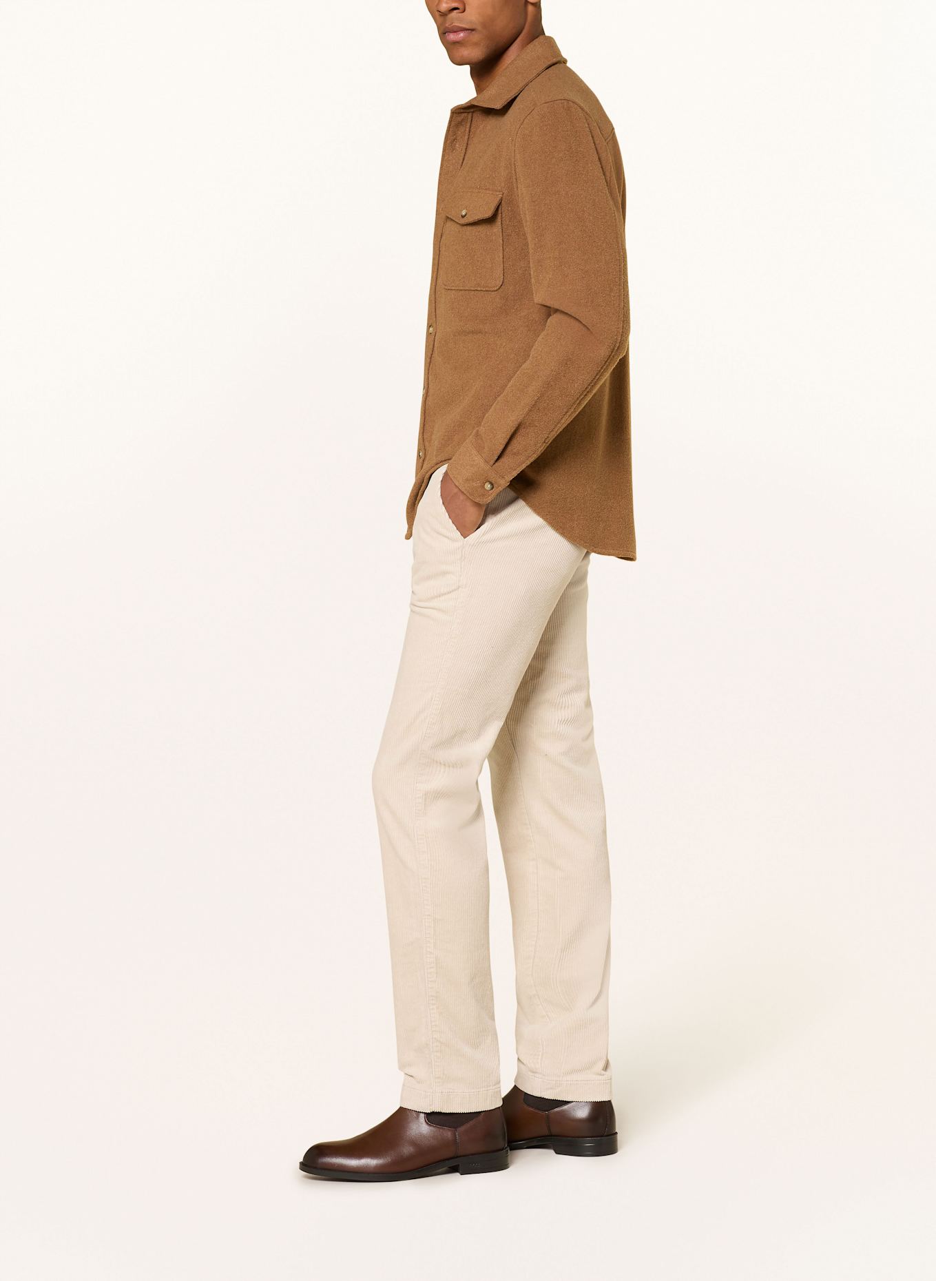 pierre cardin Cordchino CASTRES Regular Fit: ECRU