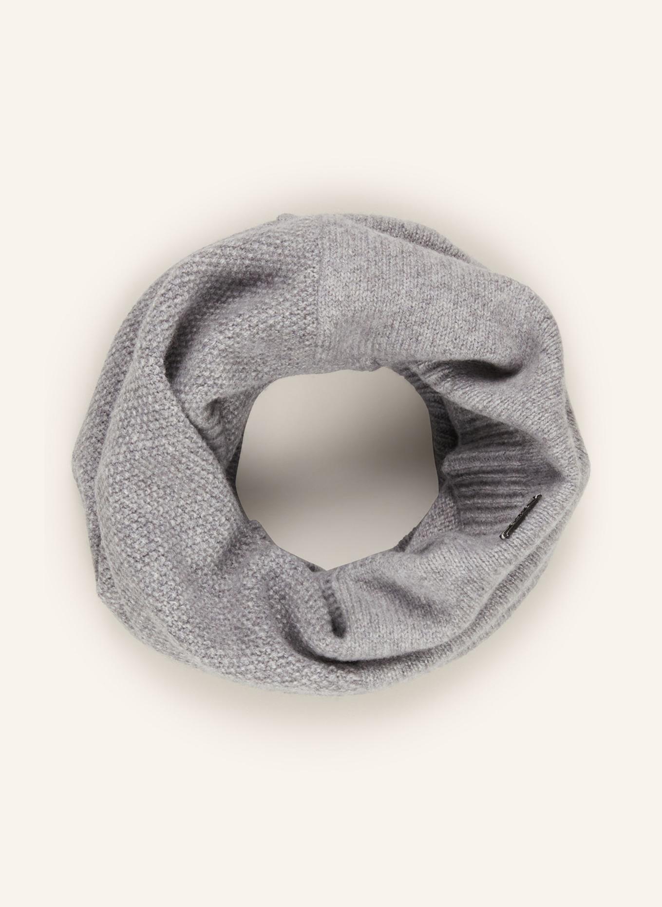 CAPO Loop-Schal mit Cashmere: HELLGRAU