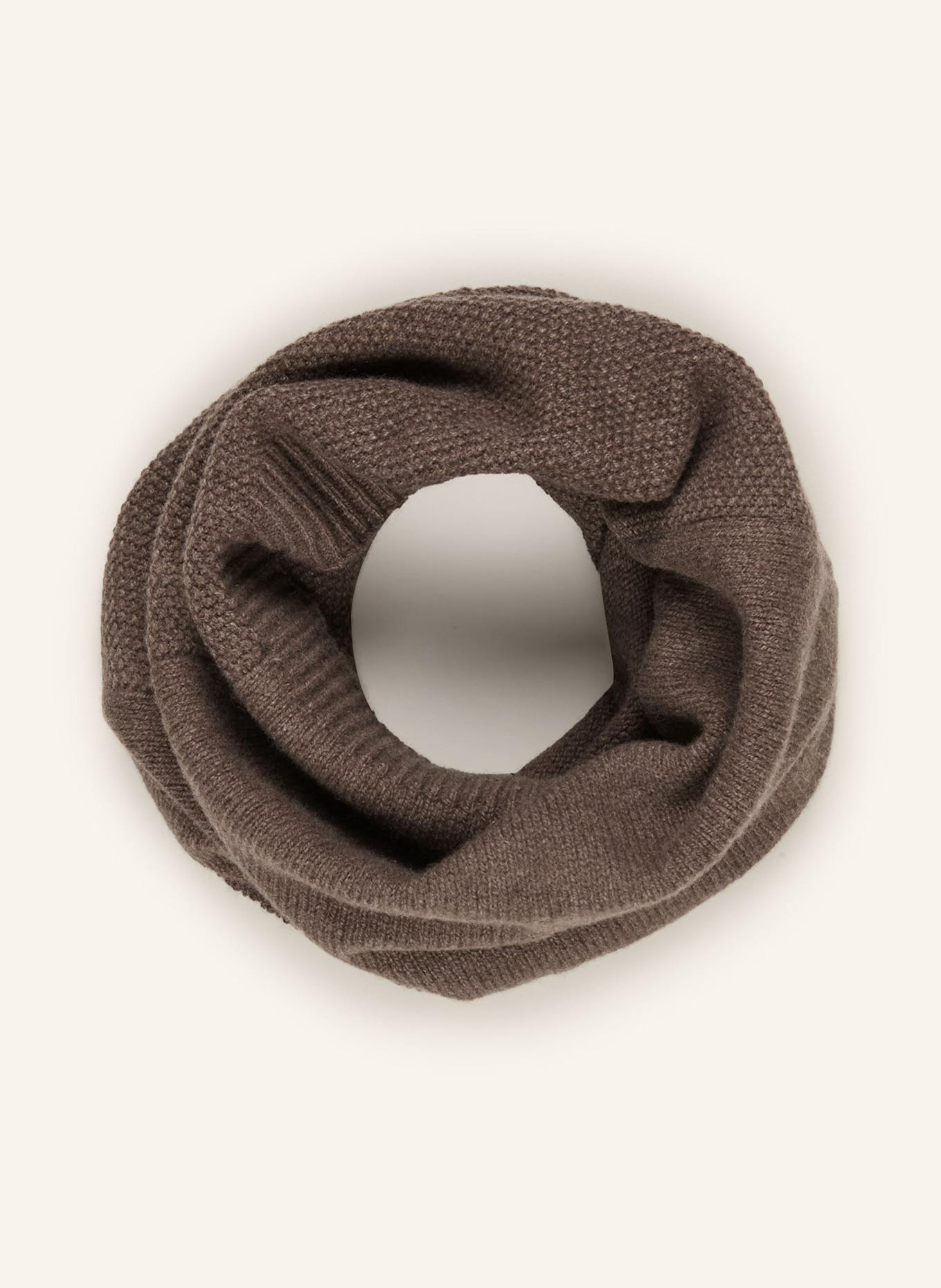 CAPO Loop-Schal mit Cashmere: TAUPE