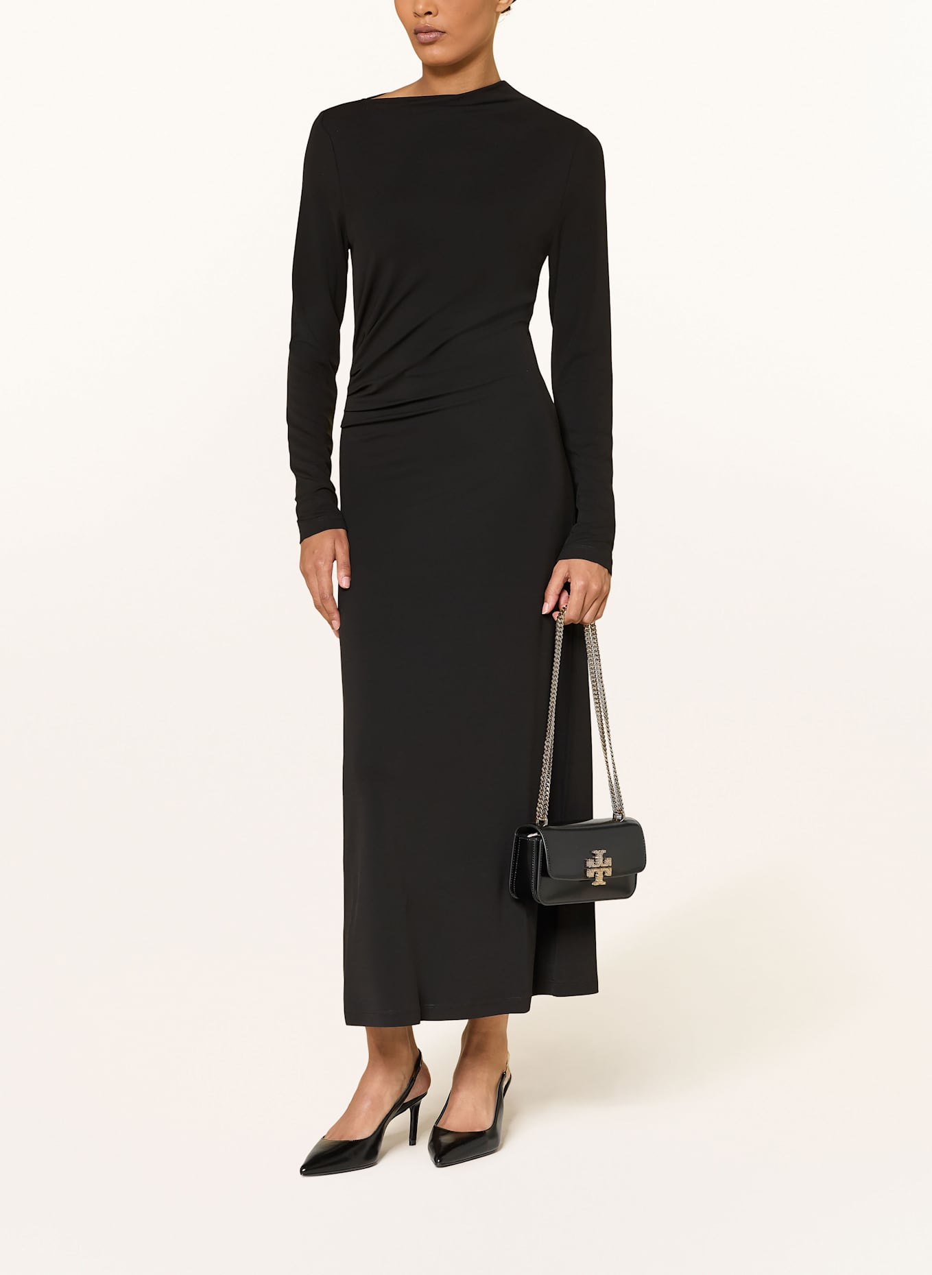 PESERICO Kleid: SCHWARZ