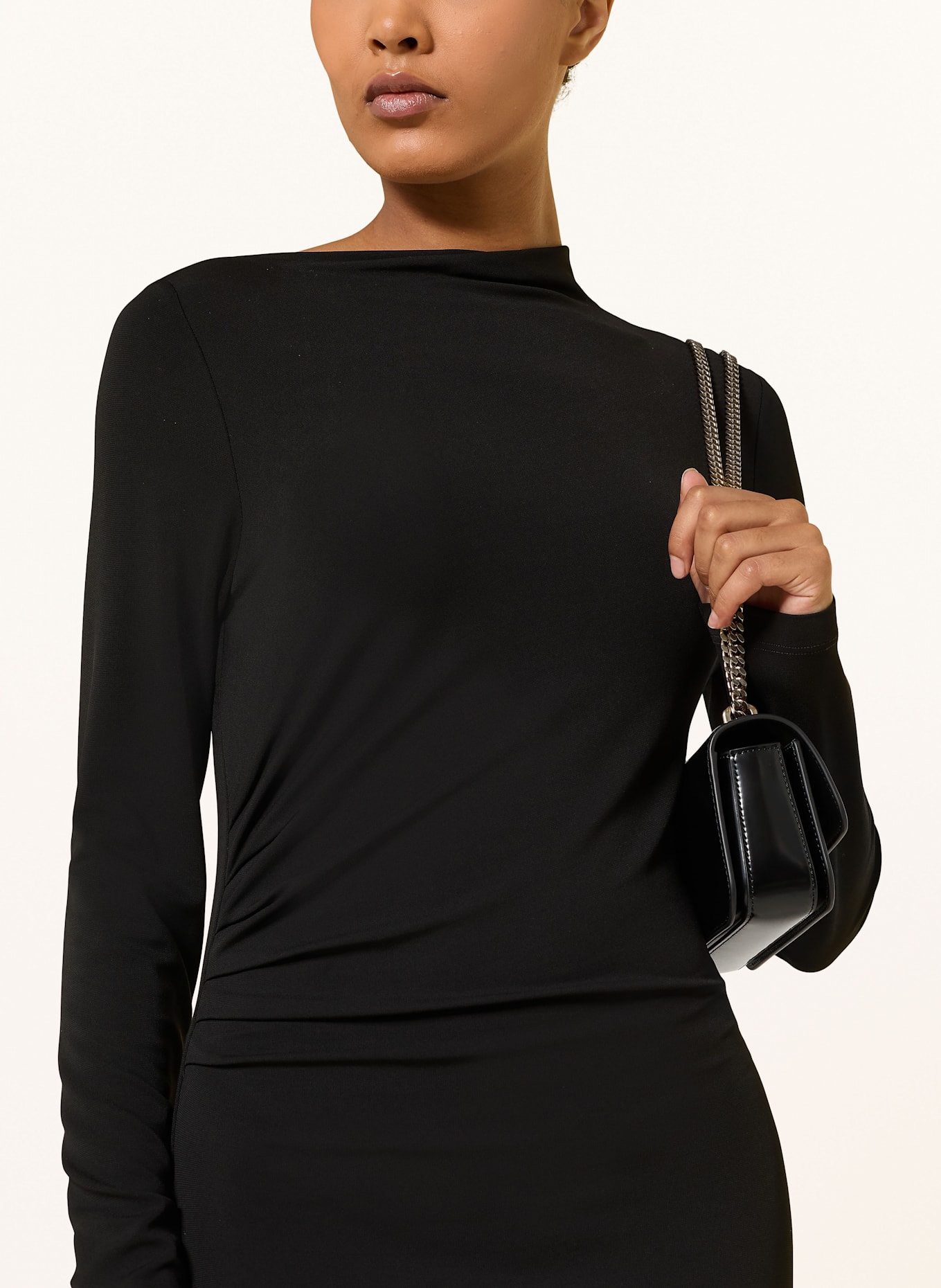 PESERICO Kleid: SCHWARZ