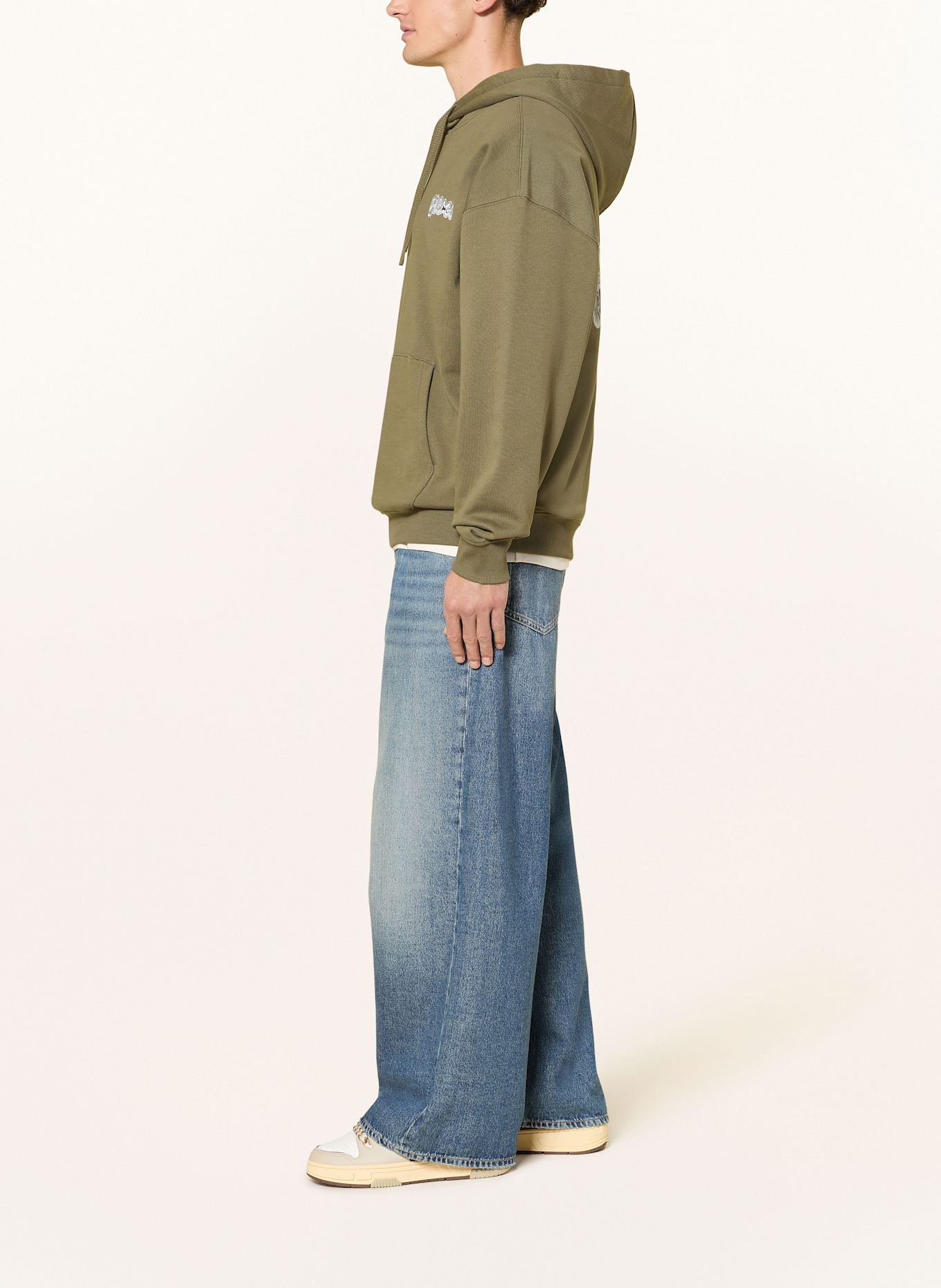 HUGO Oversized-Hoodie NYROHOOD: OLIV