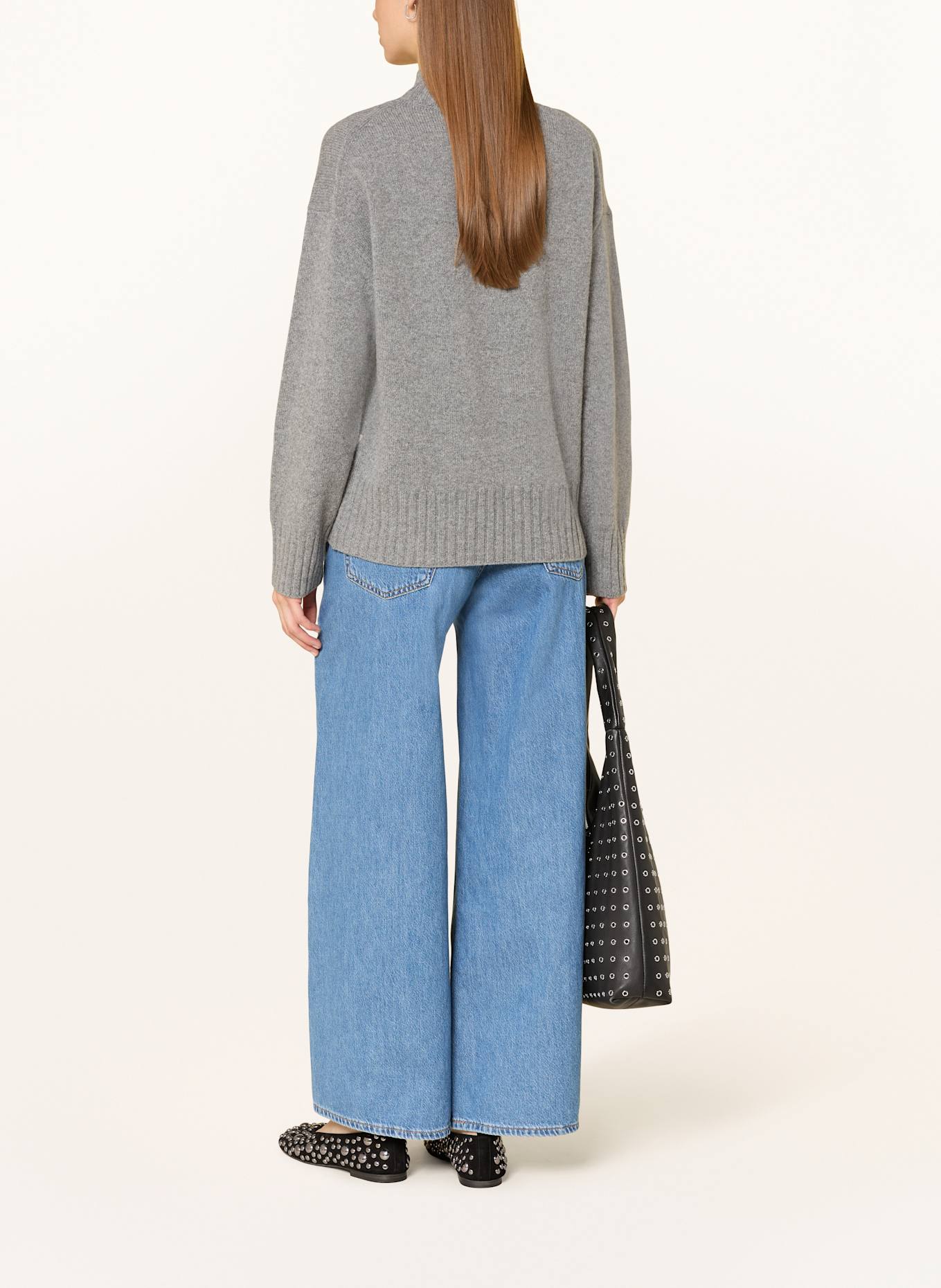 MAERZ MUENCHEN Rollkragenpullover: GRAU