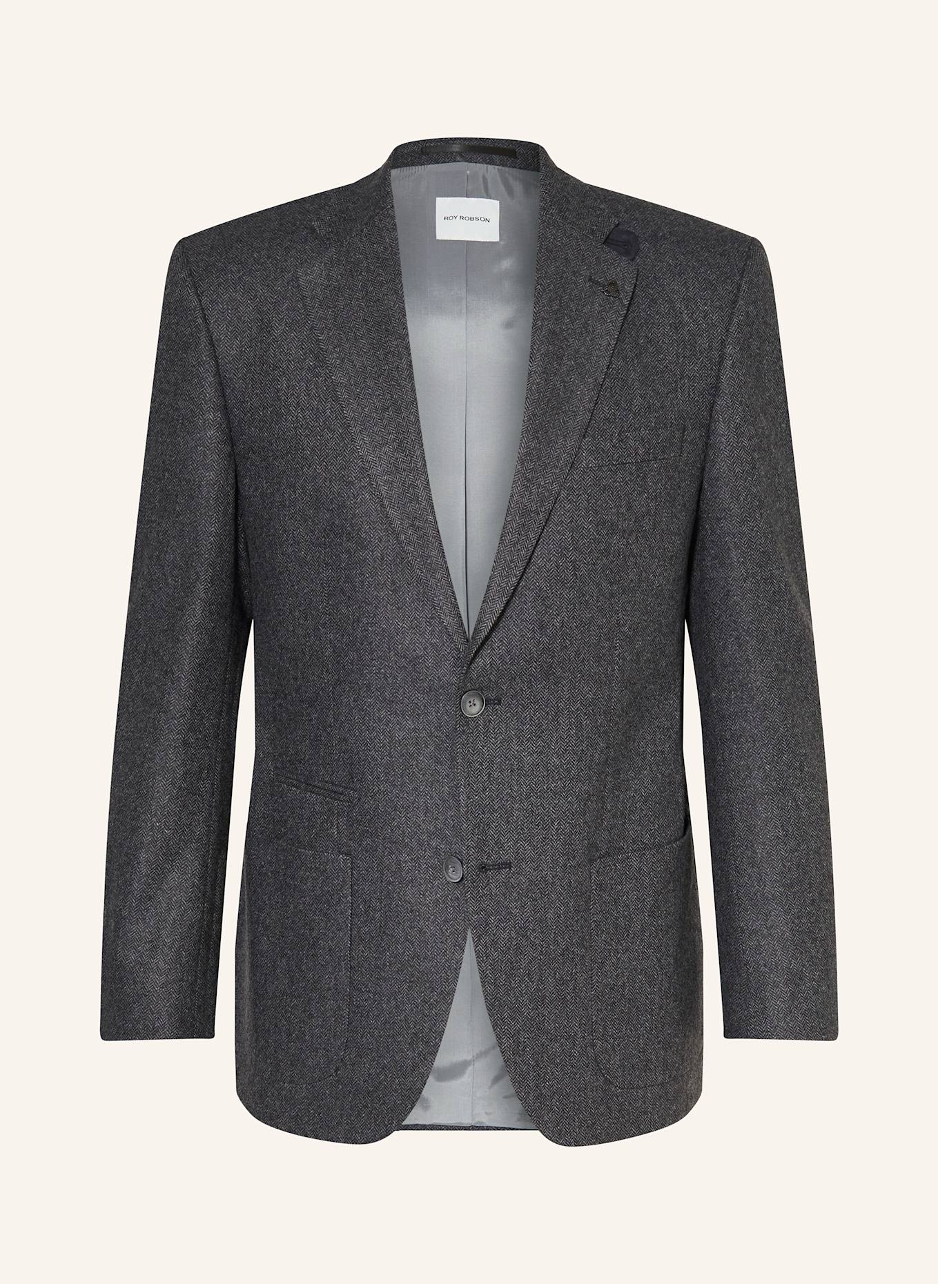 ROY ROBSON Tailored jacket regular fit: GRAY
