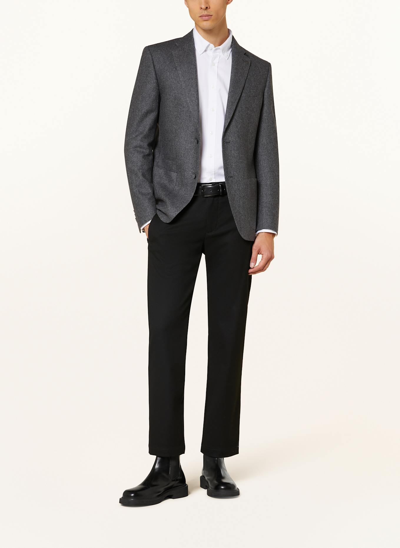 ROY ROBSON Tailored jacket regular fit: GRAY