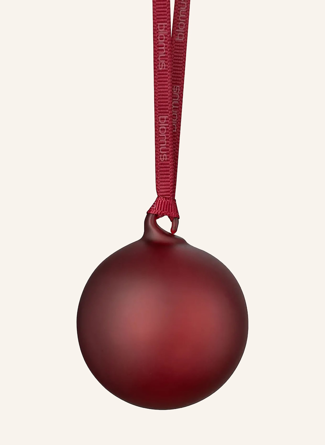 blomus 4er-Set Dekoanhänger JUHLA: DUNKELROT