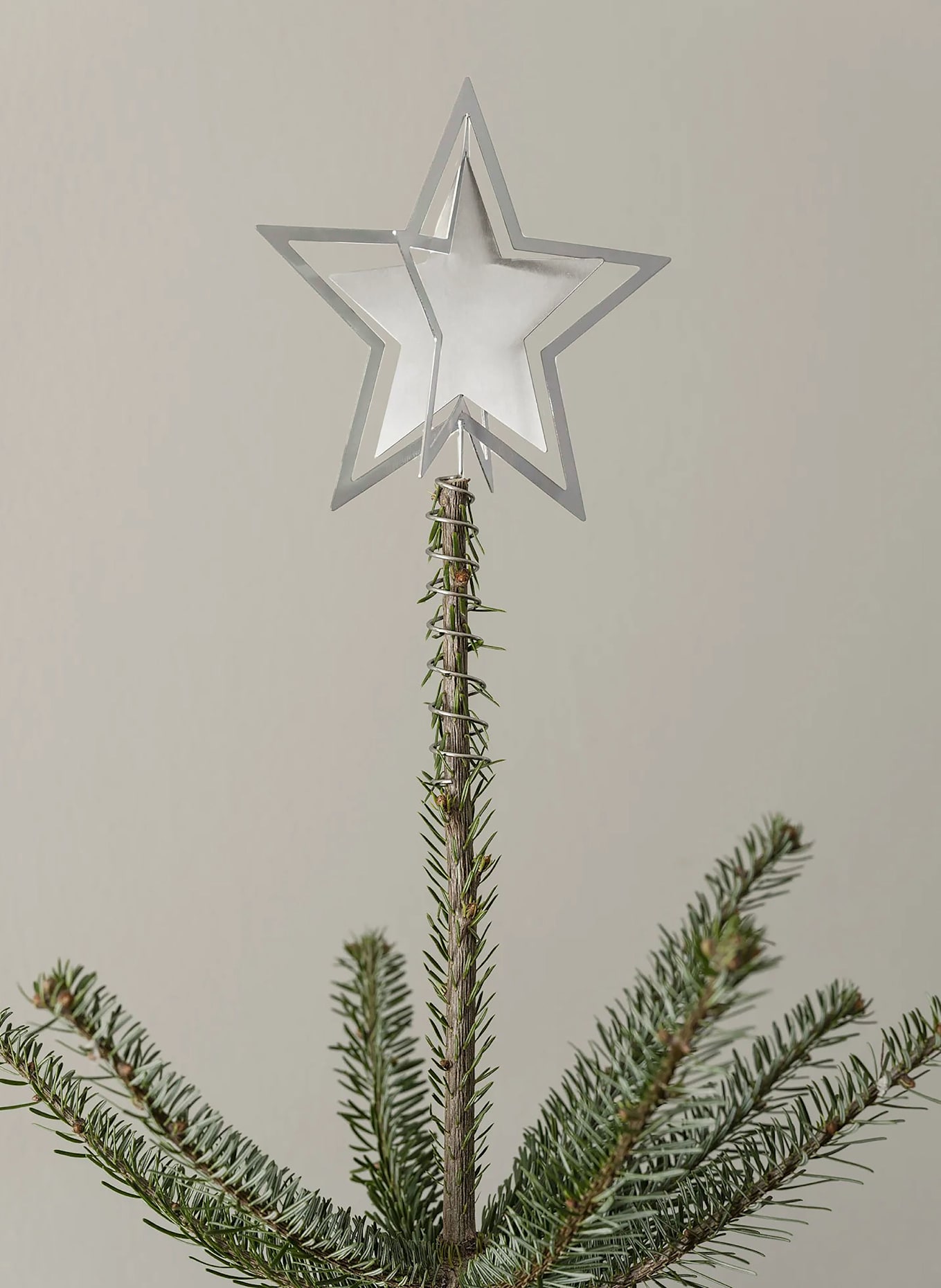 blomus Weihnachtsbaumspitze KITAI: SILBER