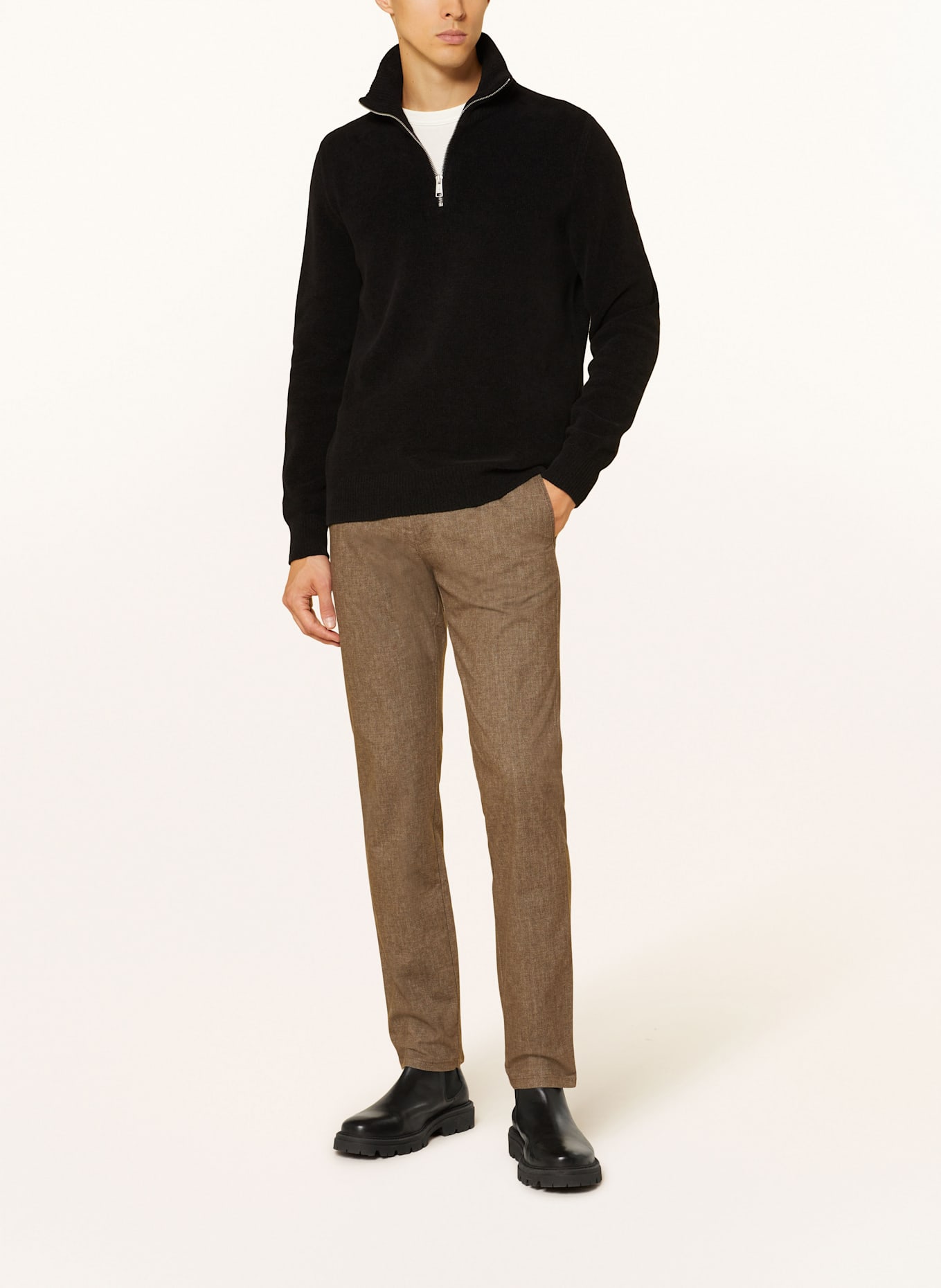 MAC Chino LENNOX Modern Fit: 250B clay printed