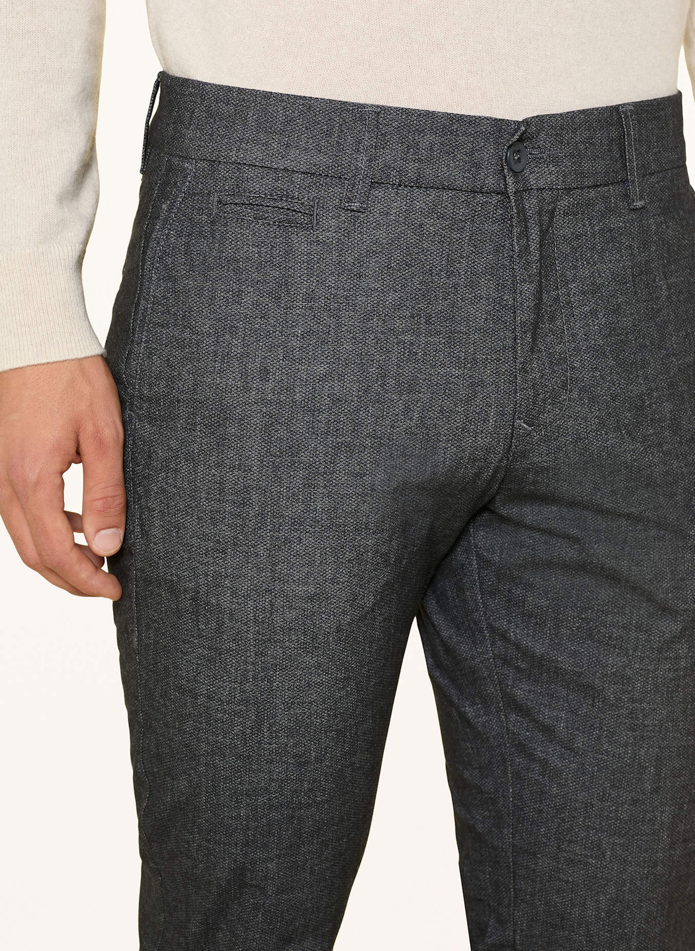 MAC Chino LENNOX Modern Fit: DUNKELBLAU