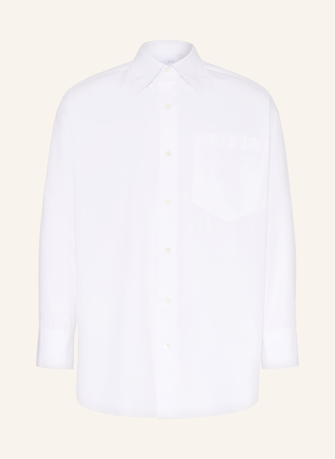 studio seidensticker Oversized-Hemd STUDIO Comfort Fit: WEISS