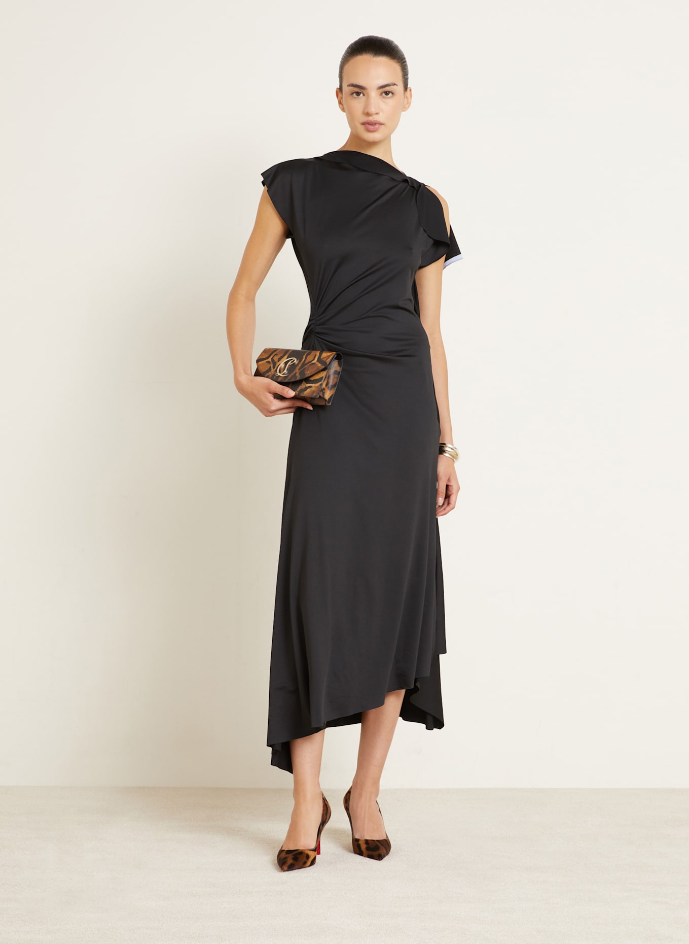 Christian Louboutin Lodičky MISS: HNĚDÁ / ČERNÁ